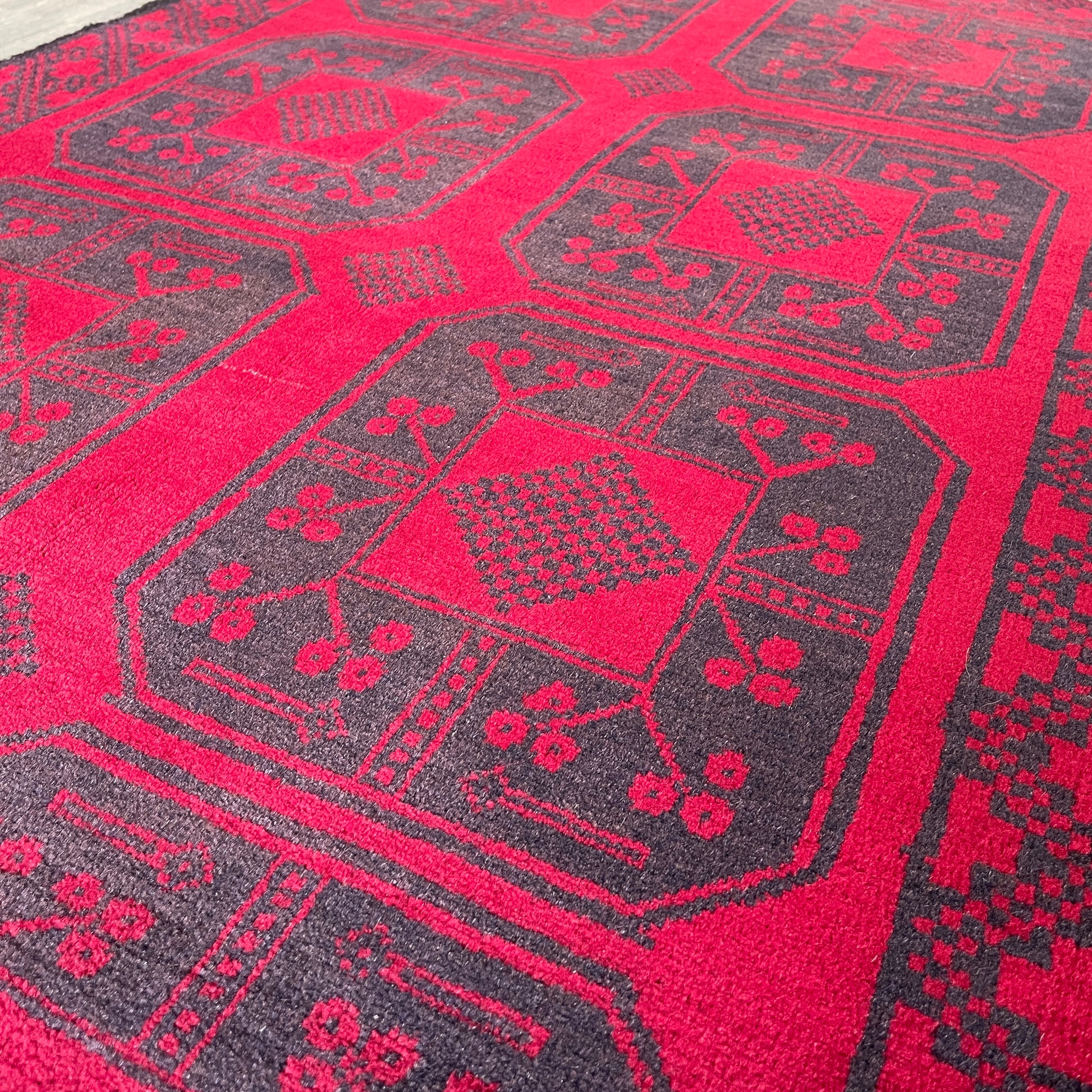 154 x 91 cm | Afghan Ersari Baluch Rug (Old 1980)