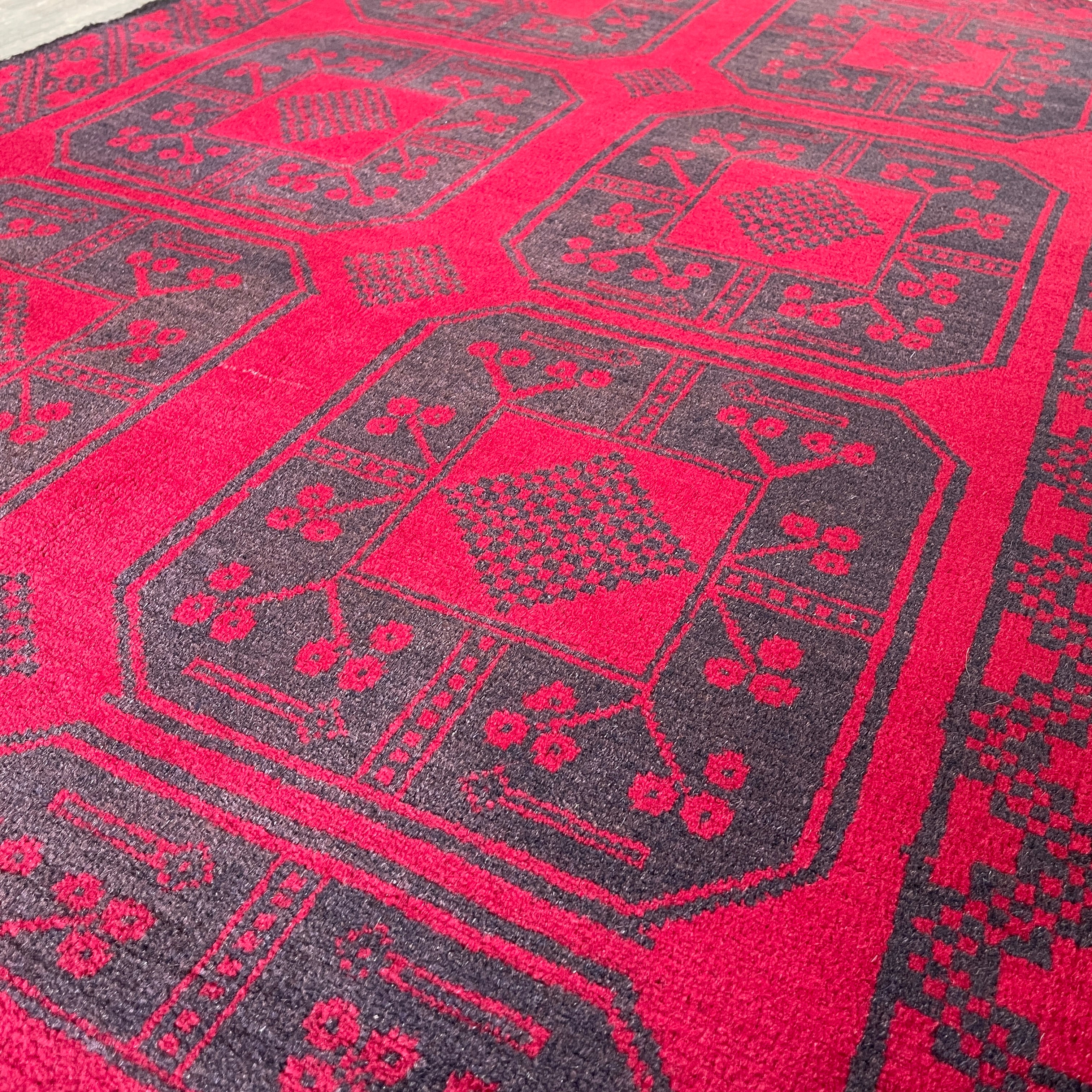 154 x 91 cm | Afghan Ersari Baluch Rug (Old 1980) - Khorasan Rugs
