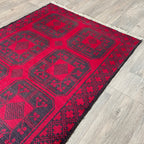 154 x 91 cm | Afghan Ersari Baluch Rug (Old 1980) - Khorasan Rugs