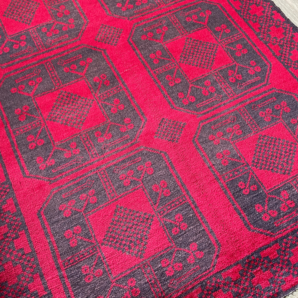 154 x 91 cm | Afghan Ersari Baluch Rug (Old 1980)