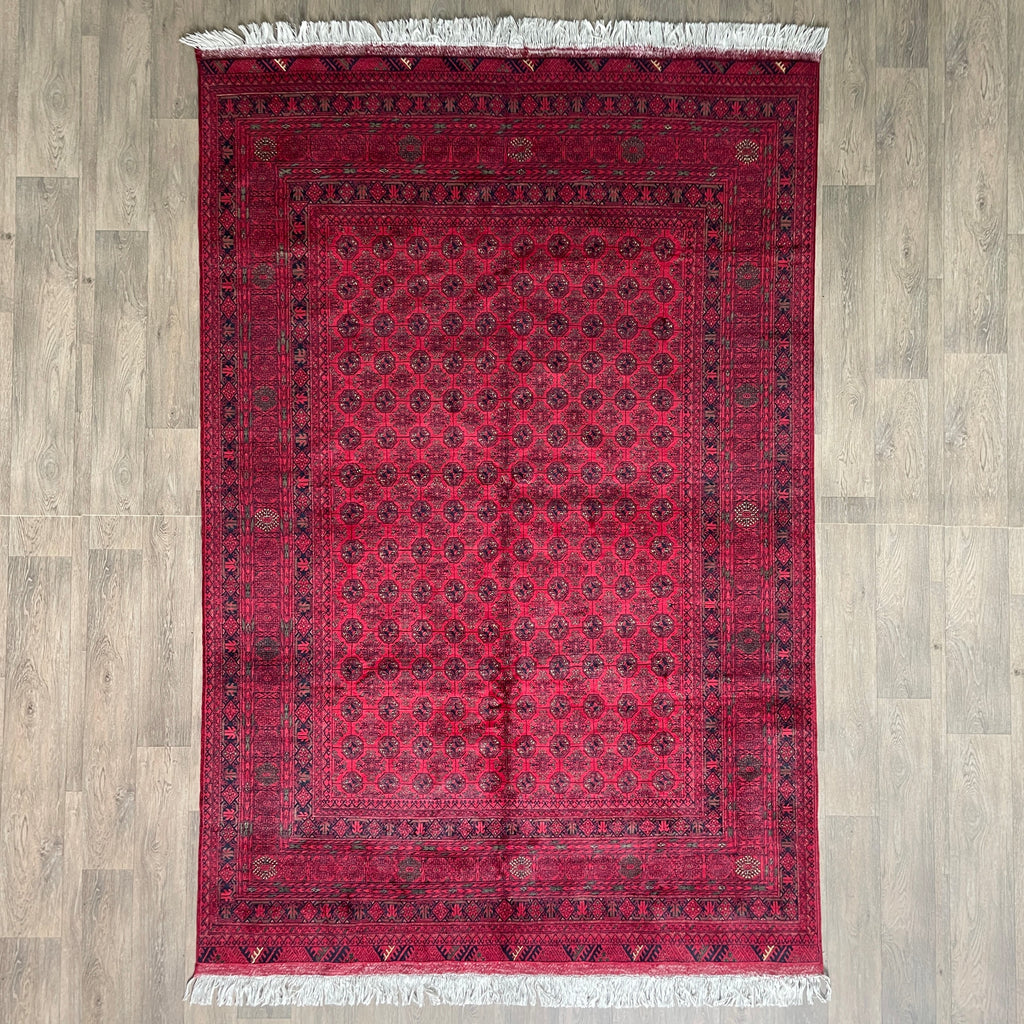 Fine Afghan Mawri Gul Large Rug