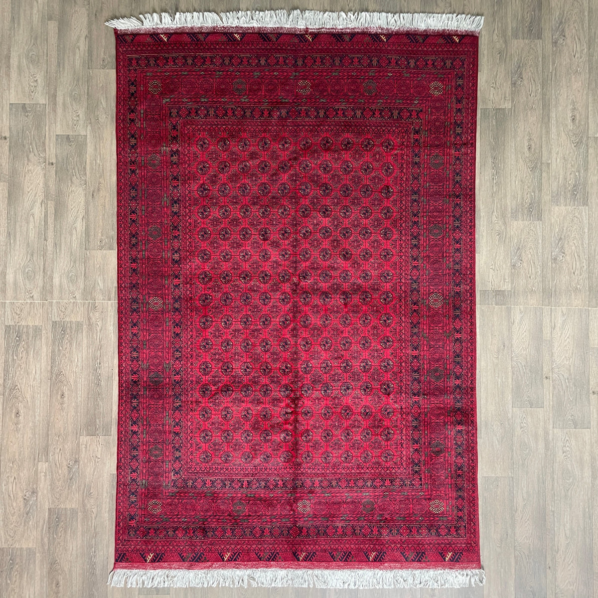 Fine Afghan Mawri Gul Large Rug