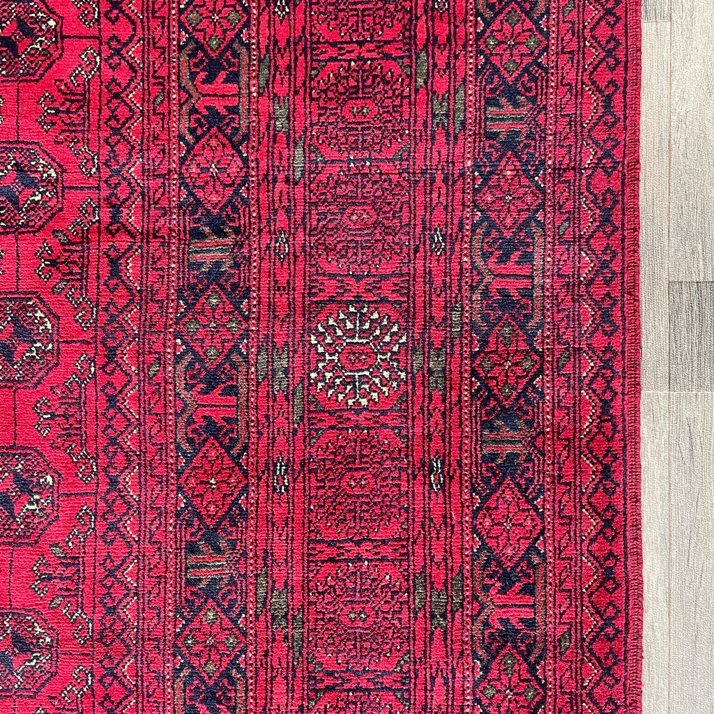 Fine Afghan Mawri Gul Large Rug