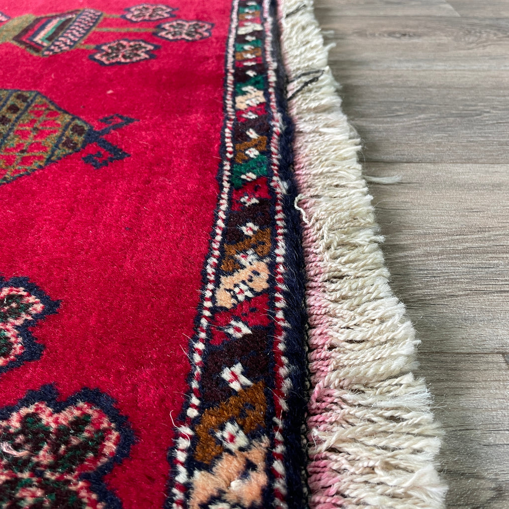 152 x 88 cm | Afghan Herati Baluch Rug (Old 1980)