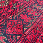 Fine Afghan Mawri Gul Large Rug