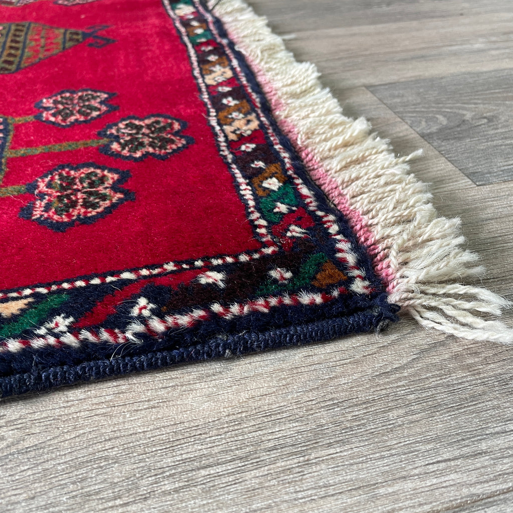 152 x 88 cm | Afghan Herati Baluch Rug (Old 1980)