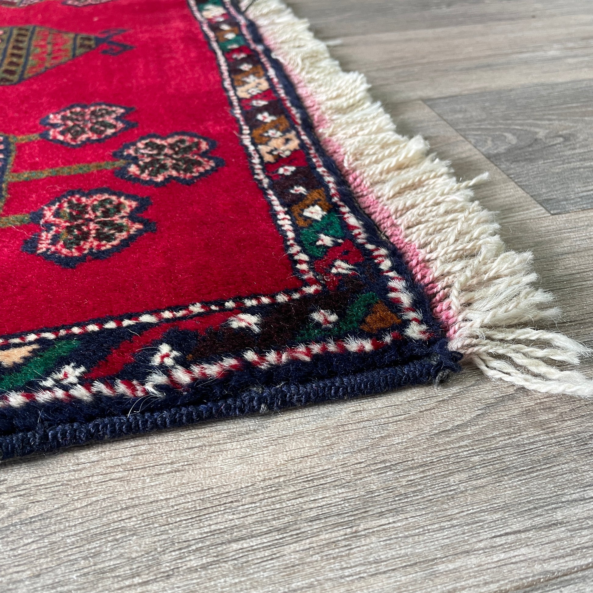 152 x 88 cm | Afghan Herati Baluch Rug (Old 1980)