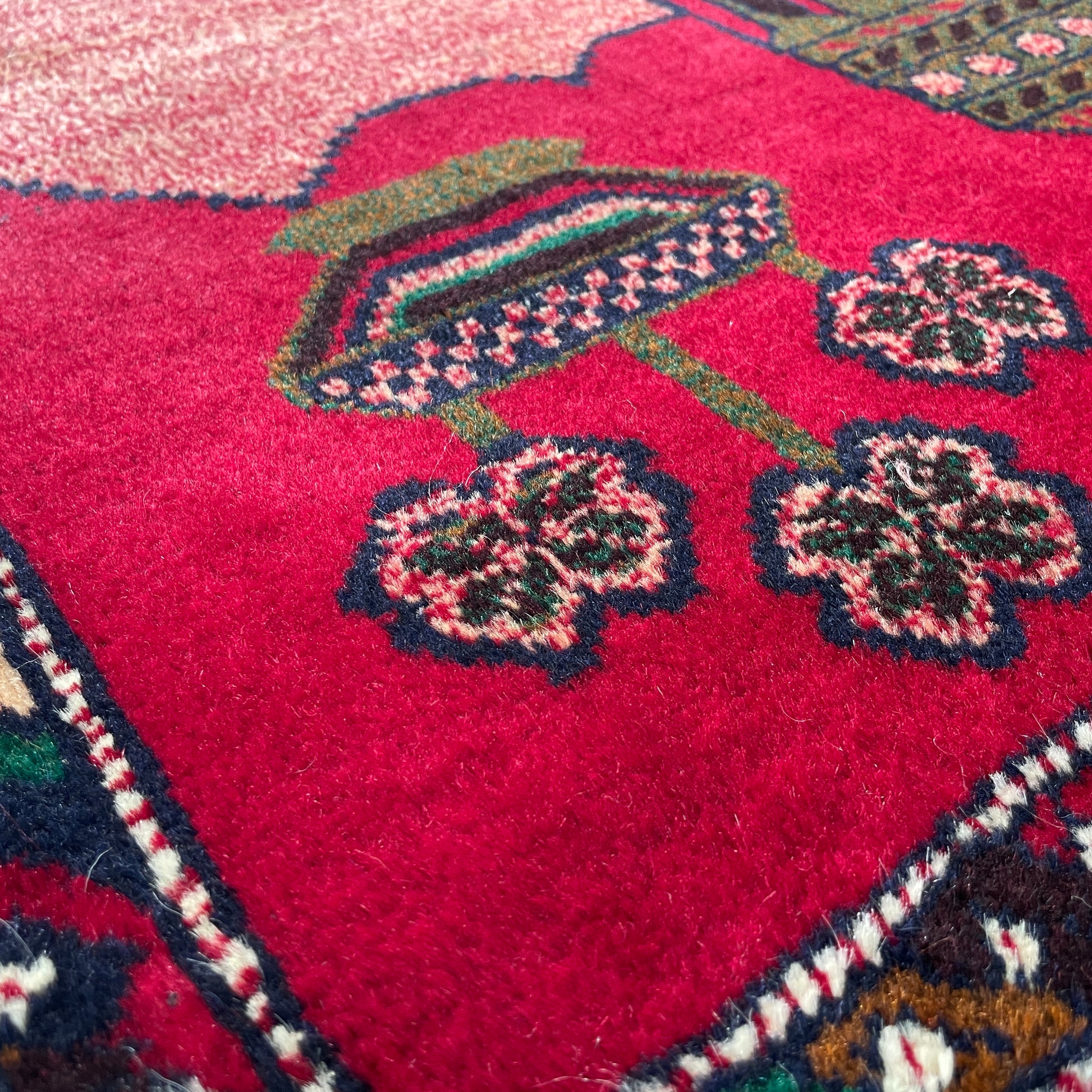 152 x 88 cm | Afghan Herati Baluch Rug (Old 1980)