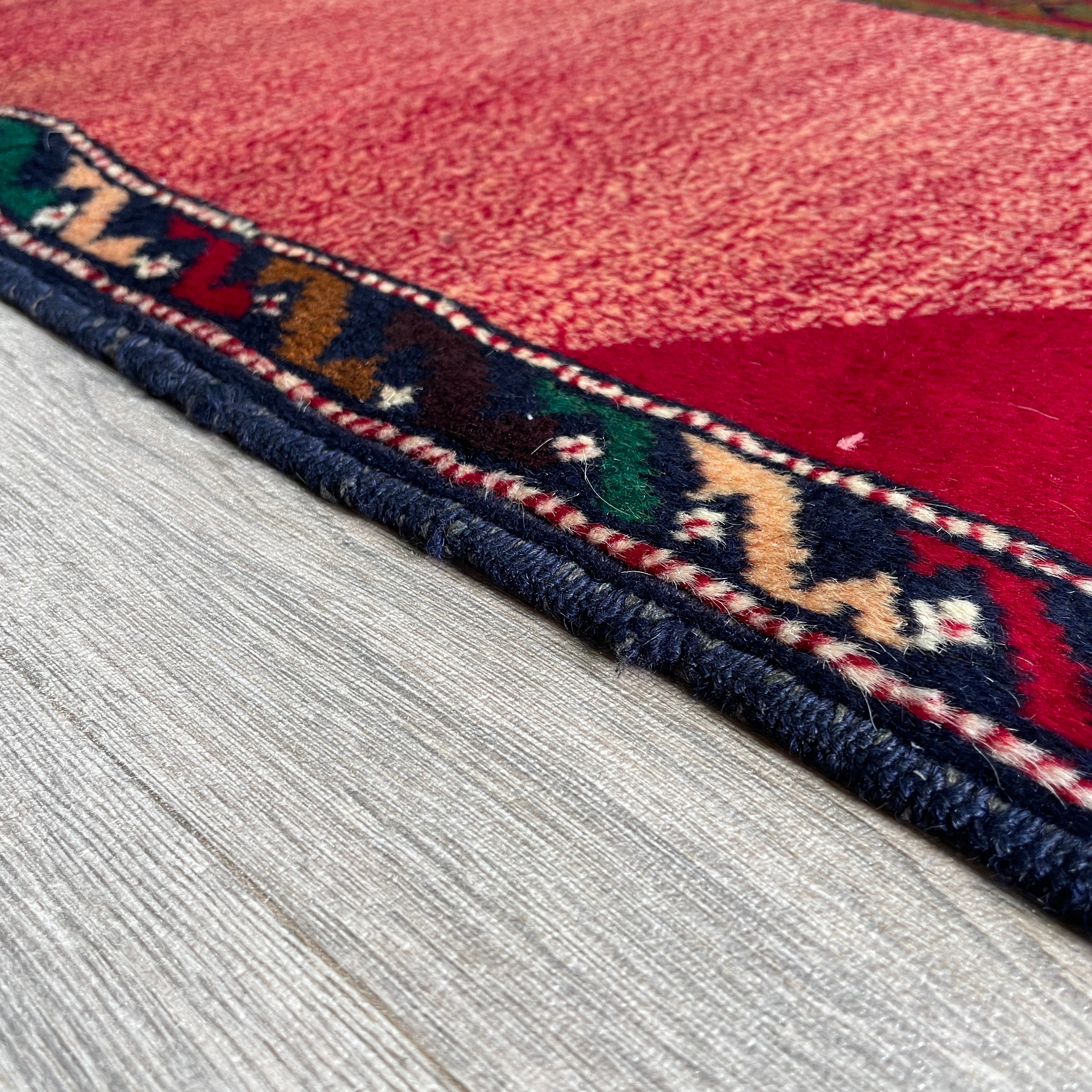 152 x 88 cm | Afghan Herati Baluch Rug (Old 1980) - Khorasan Rugs