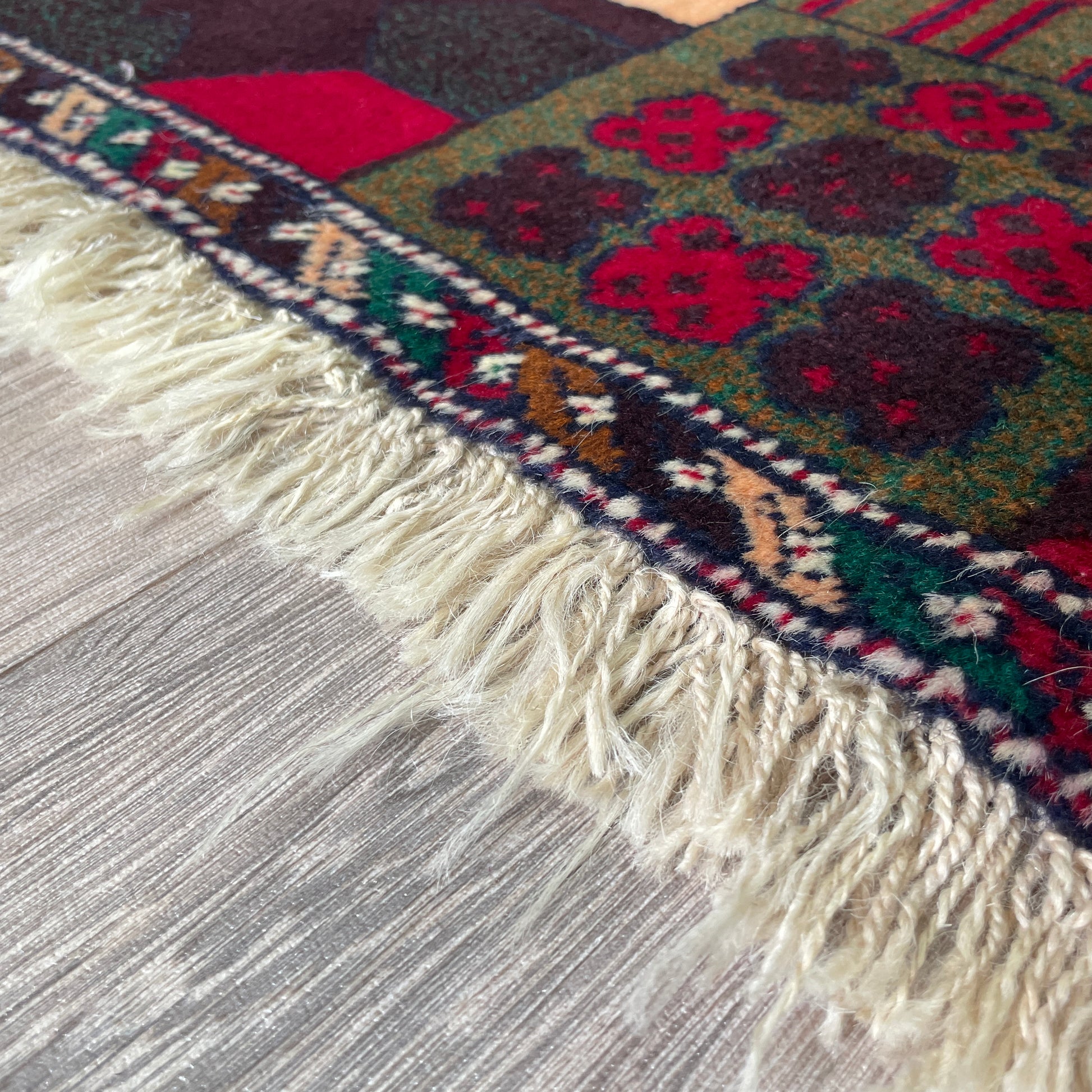 152 x 88 cm | Afghan Herati Baluch Rug (Old 1980)