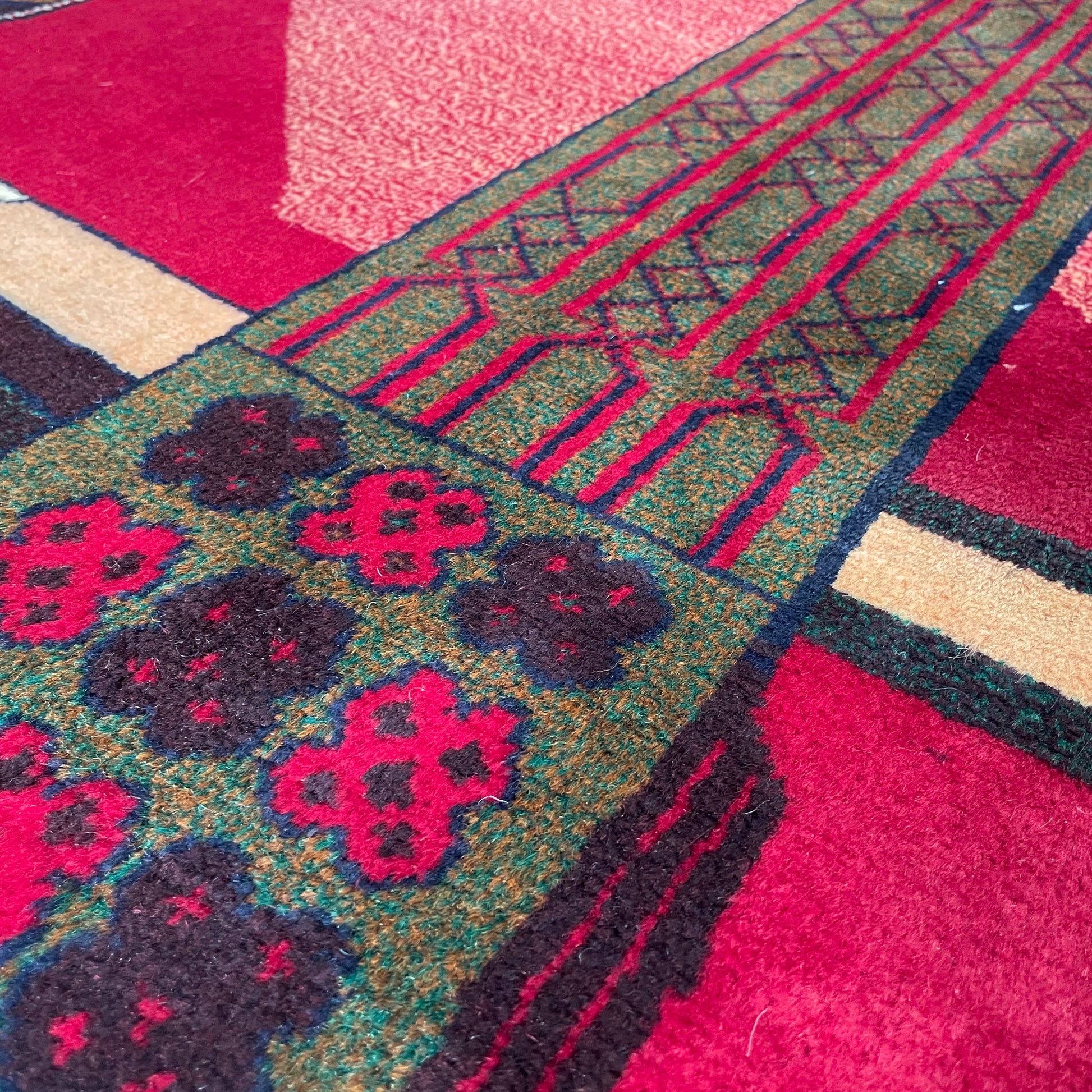 152 x 88 cm | Afghan Herati Baluch Rug (Old 1980)