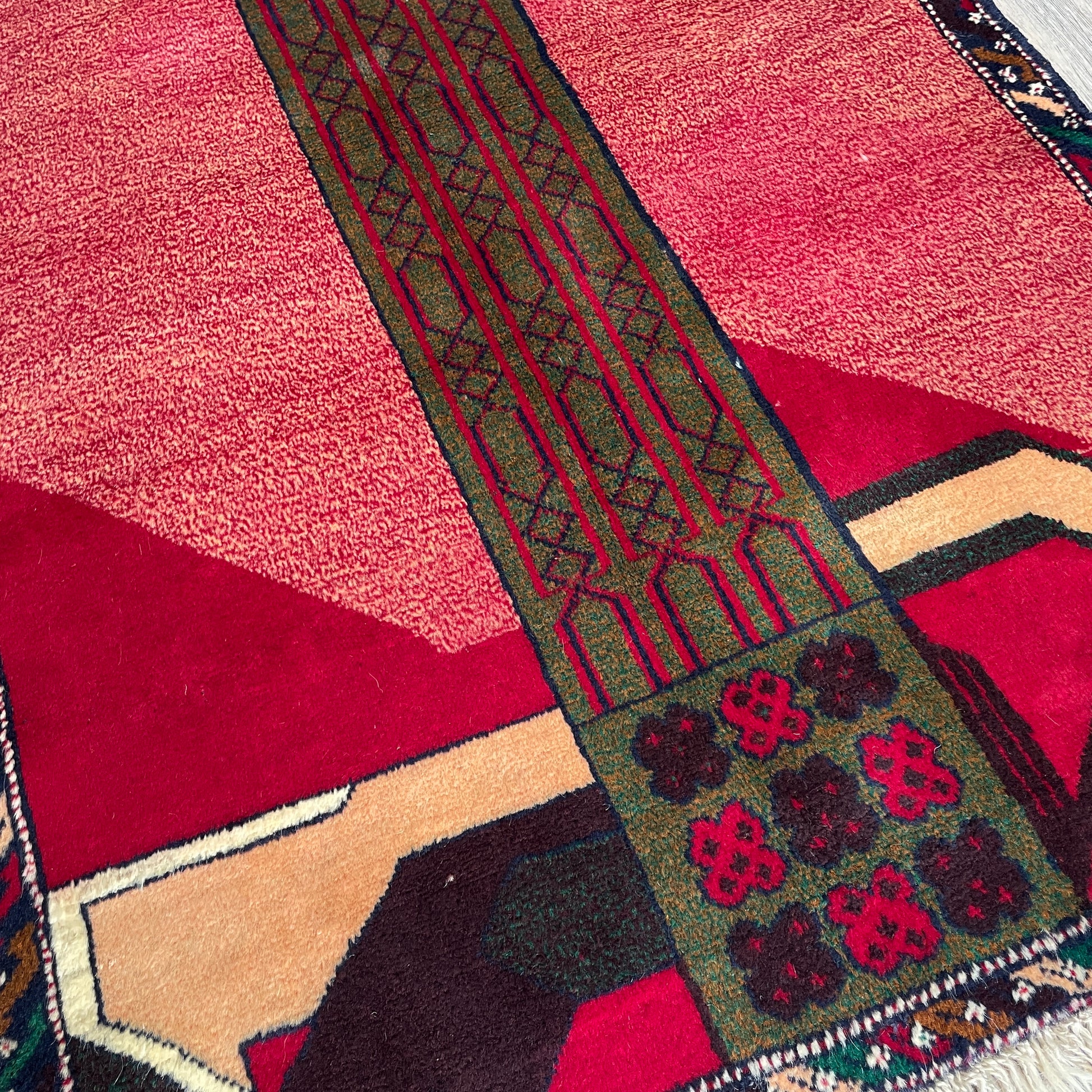 152 x 88 cm | Afghan Herati Baluch Rug (Old 1980)
