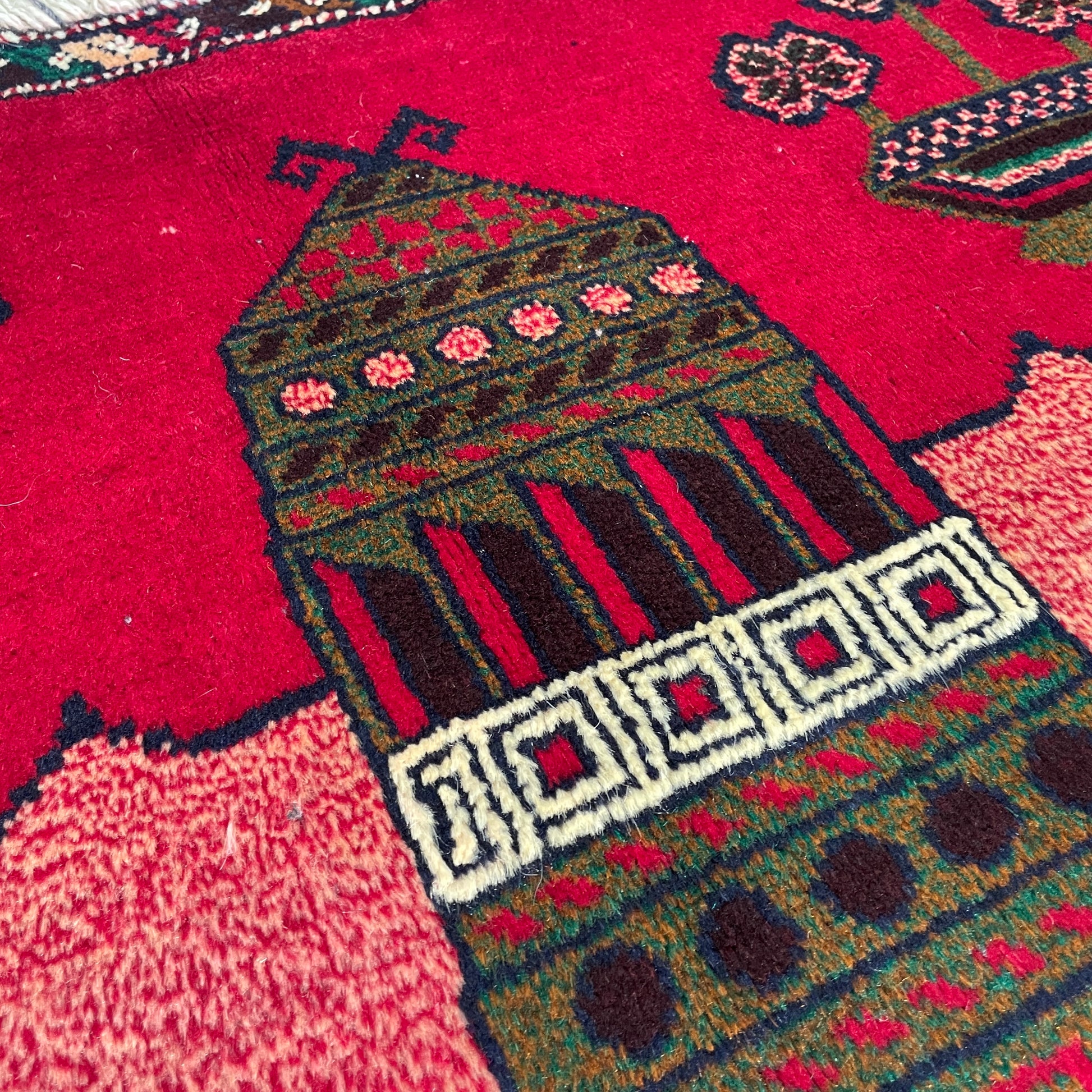 152 x 88 cm | Afghan Herati Baluch Rug (Old 1980)