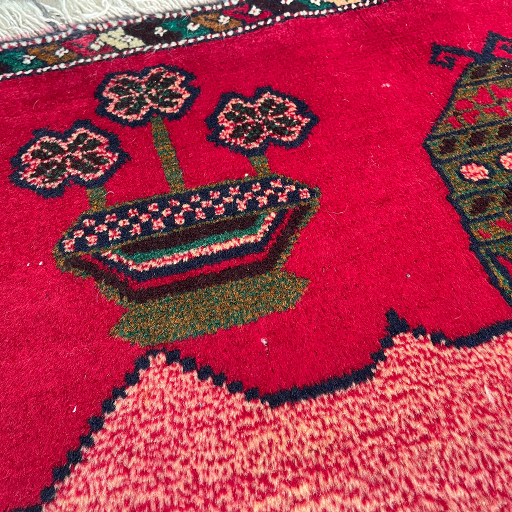 152 x 88 cm | Afghan Herati Baluch Rug (Old 1980)
