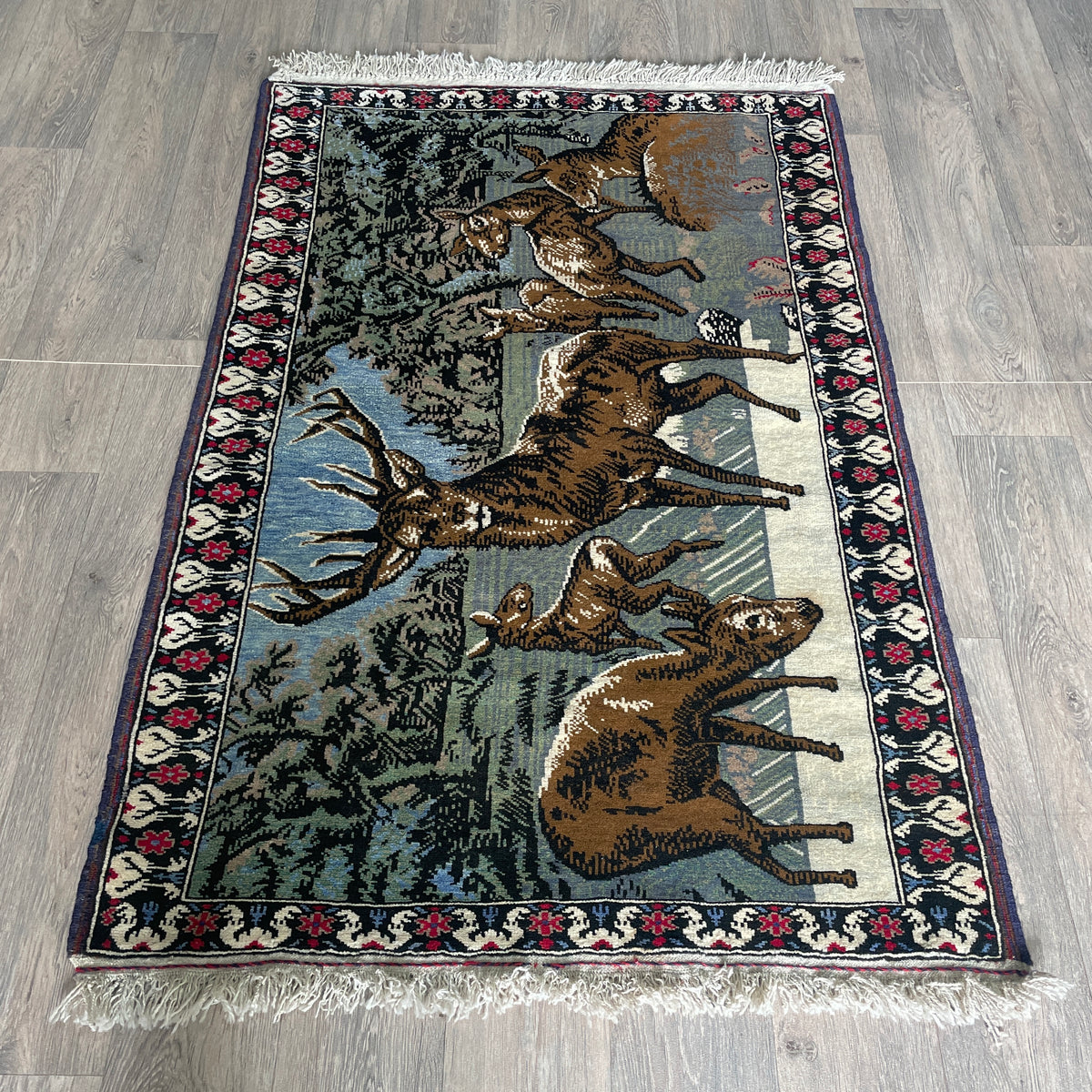 Afghan Gabbeh Wall Rug
