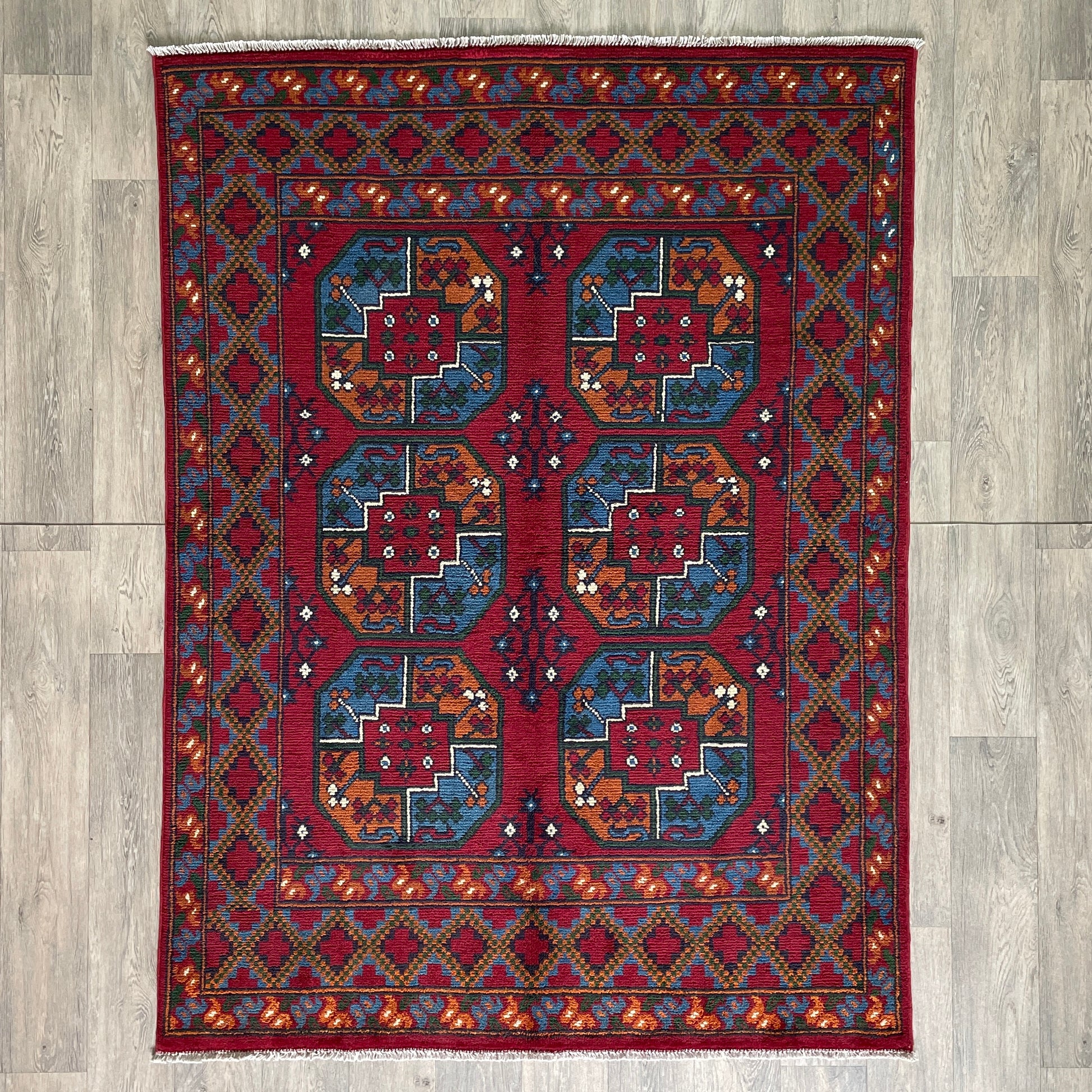 199 x 145 cm | Afghan Aqcha Rug