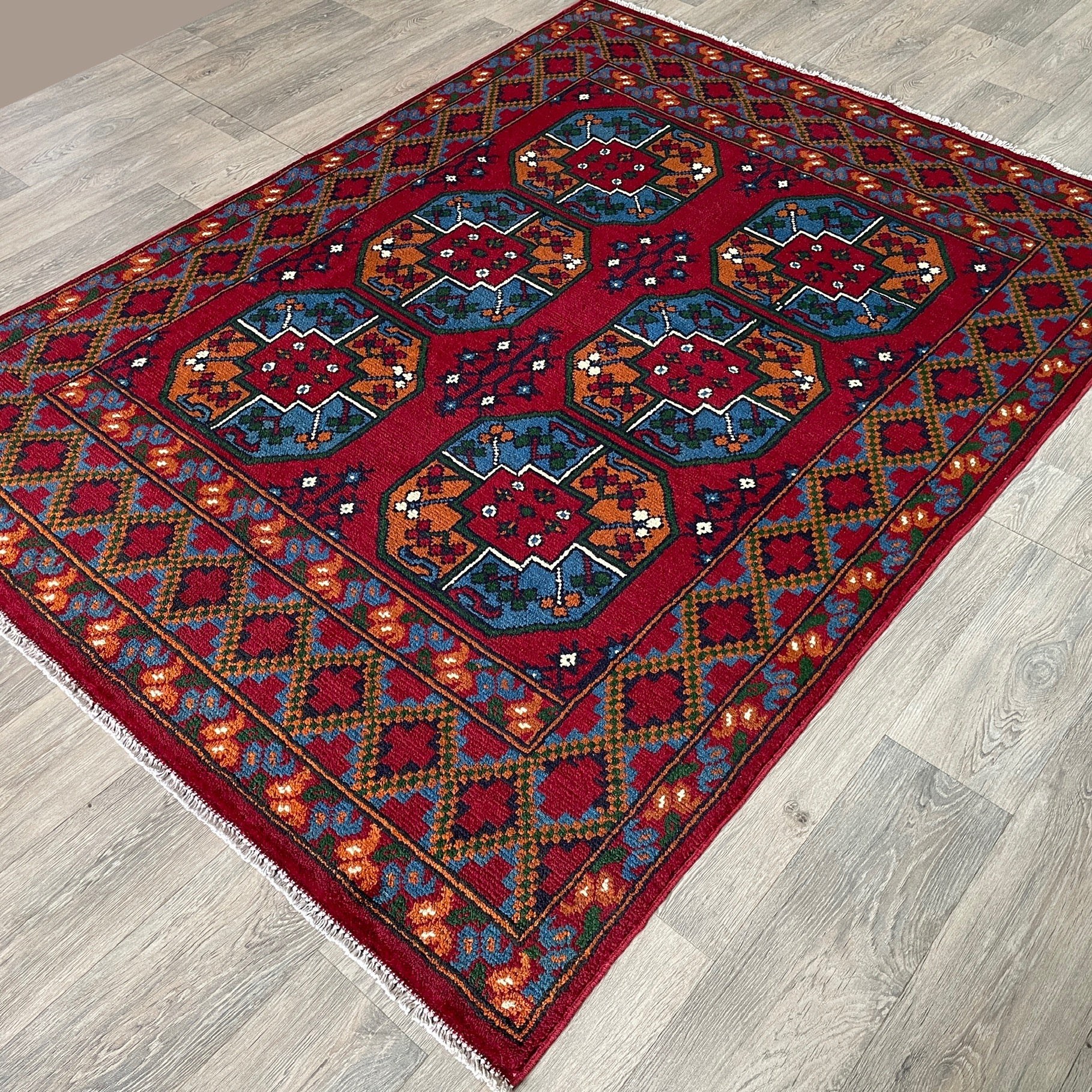 199 x 145 cm | Afghan Aqcha Rug