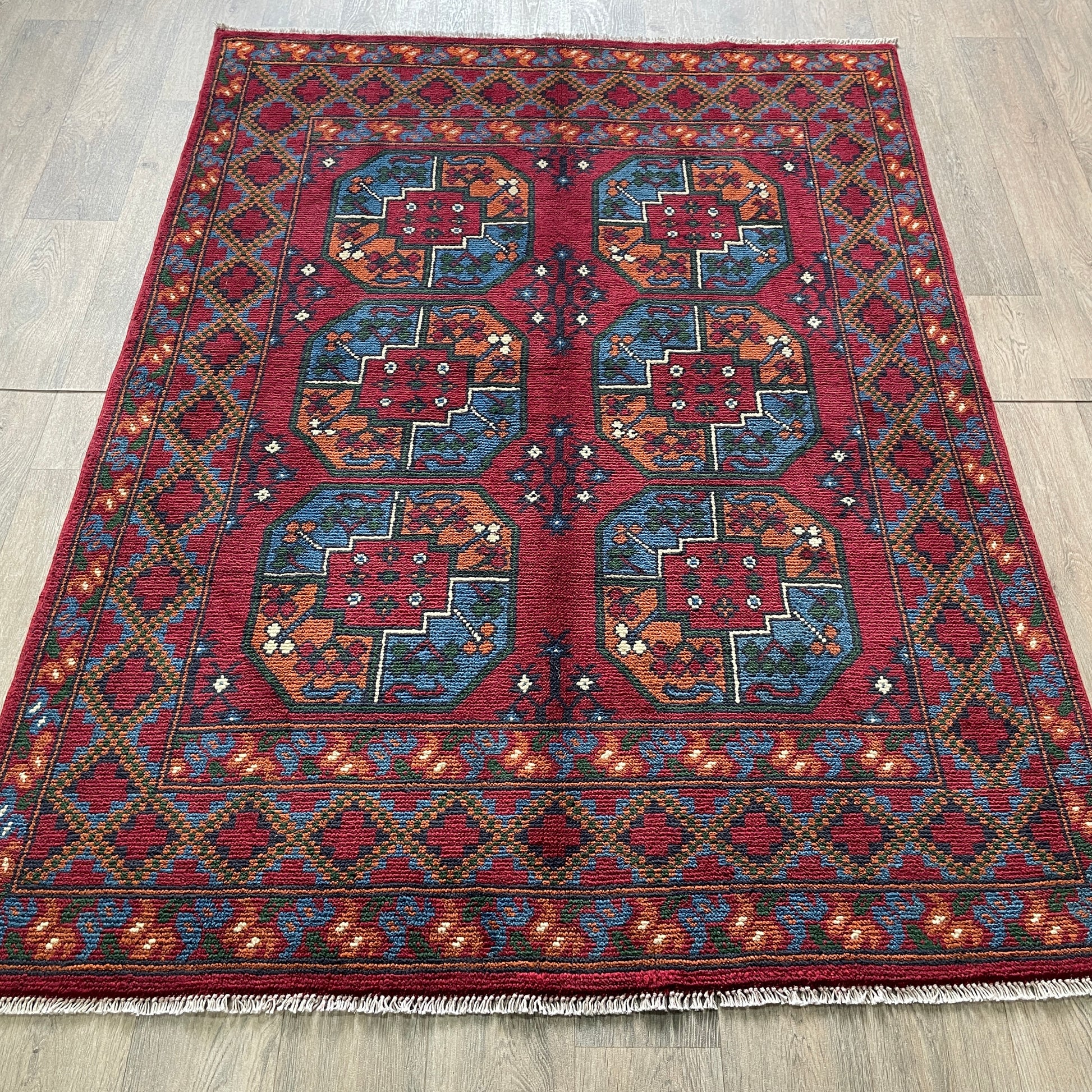 199 x 145 cm | Afghan Aqcha Rug