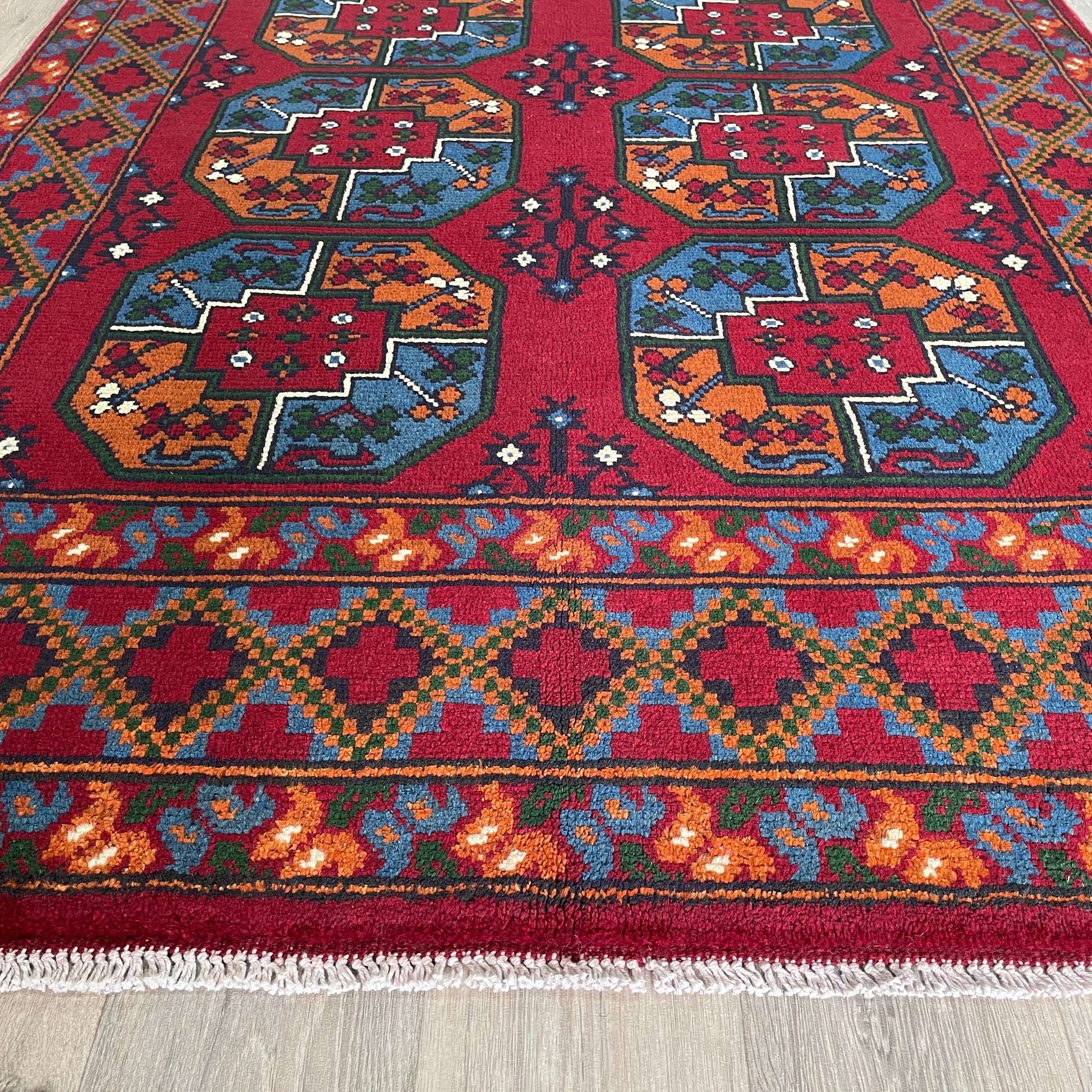 199 x 145 cm | Afghan Aqcha Rug