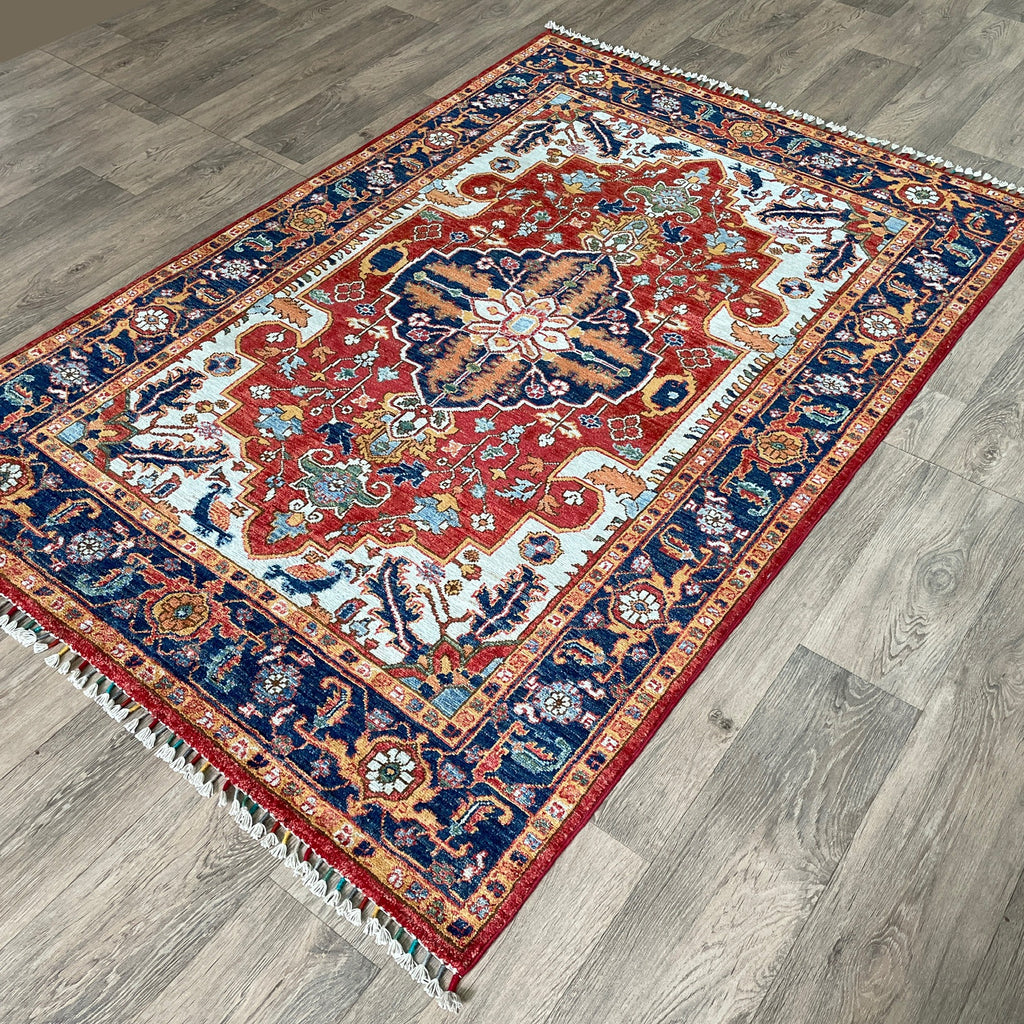 183 x 121 cm | Afghan Heriz Rug