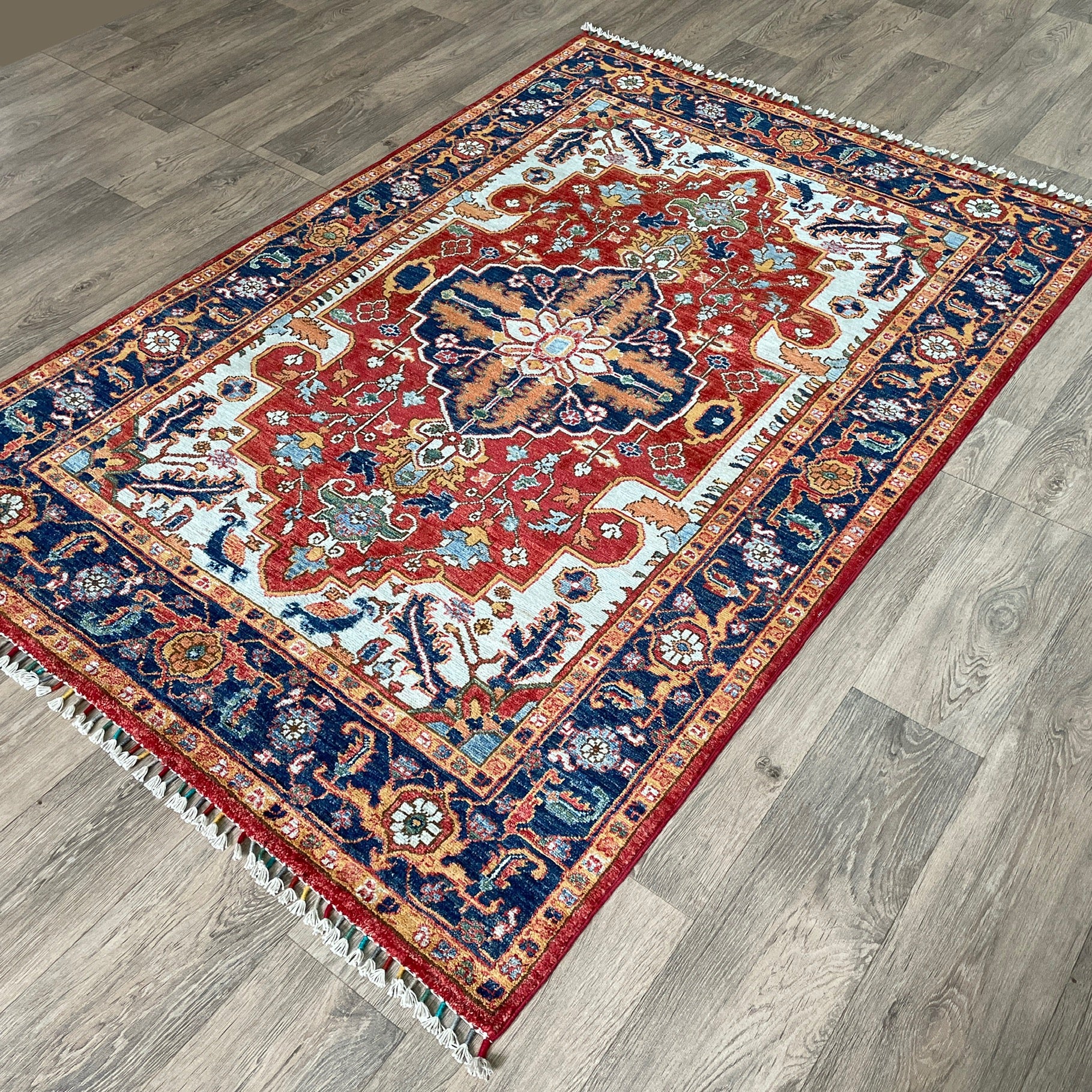 183 x 121 cm | Afghan Heriz Rug
