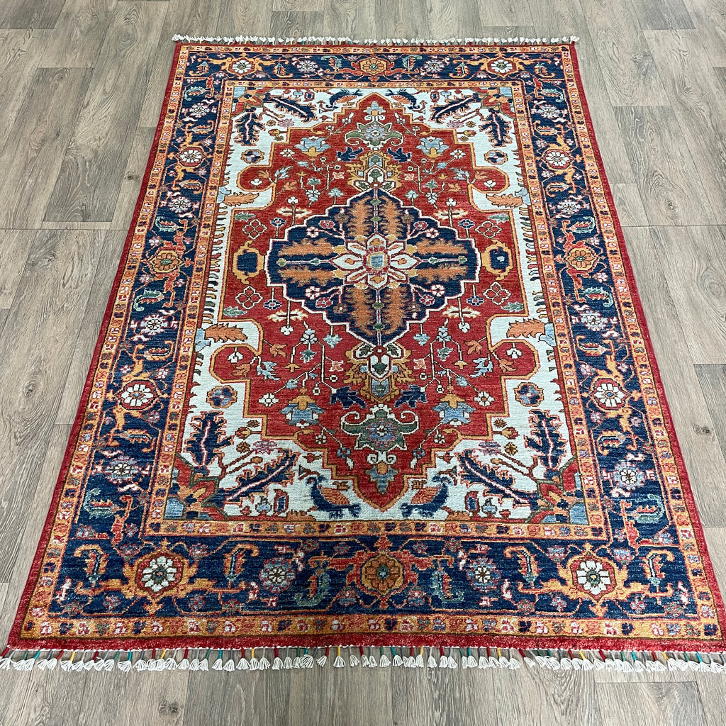 183 x 121 cm | Afghan Heriz Rug