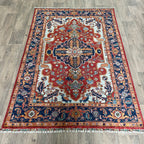 183 x 121 cm | Afghan Heriz Rug - Khorasan Rugs
