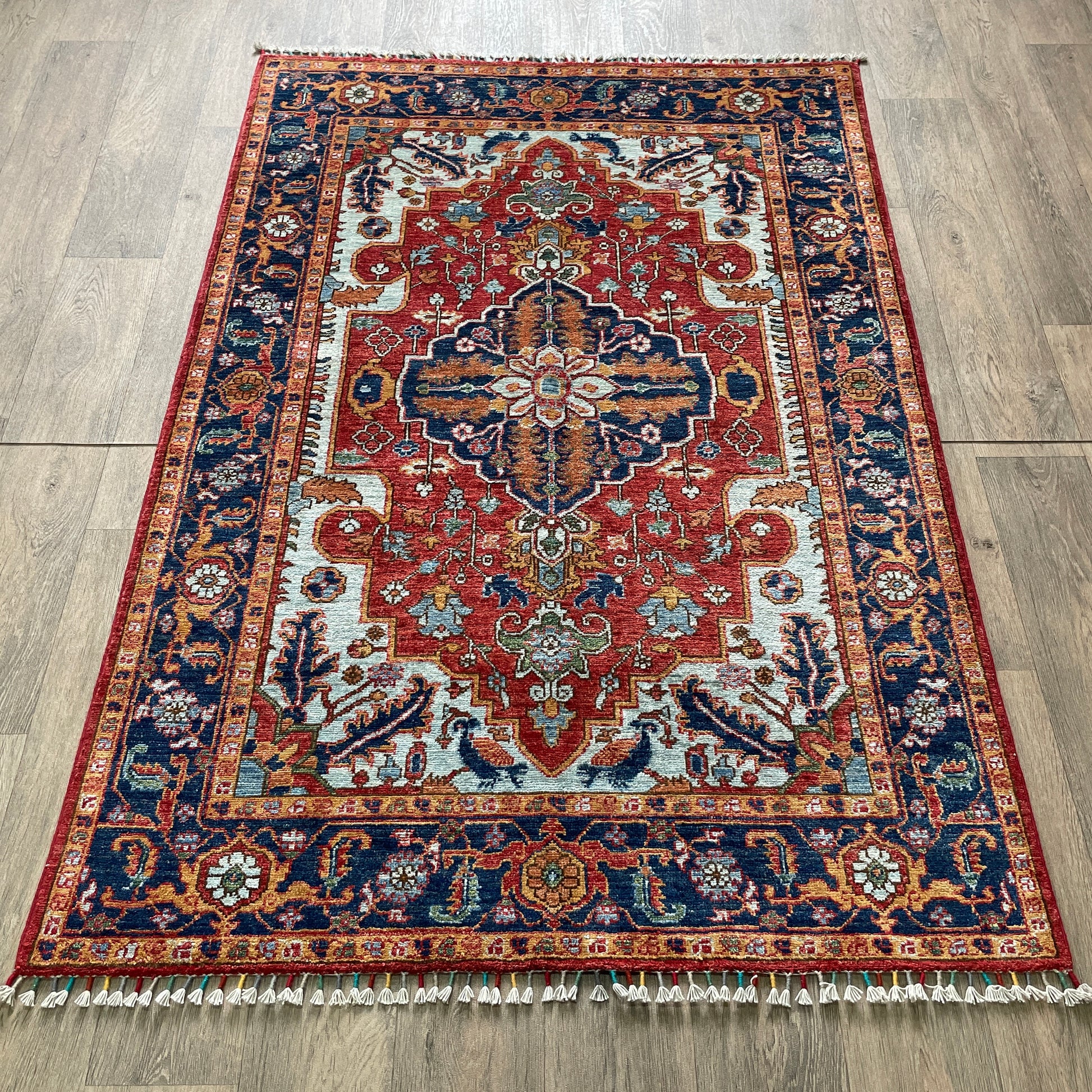 183 x 121 cm | Afghan Heriz Rug