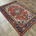183 x 121 cm | Afghan Heriz Rug - Khorasan Rugs