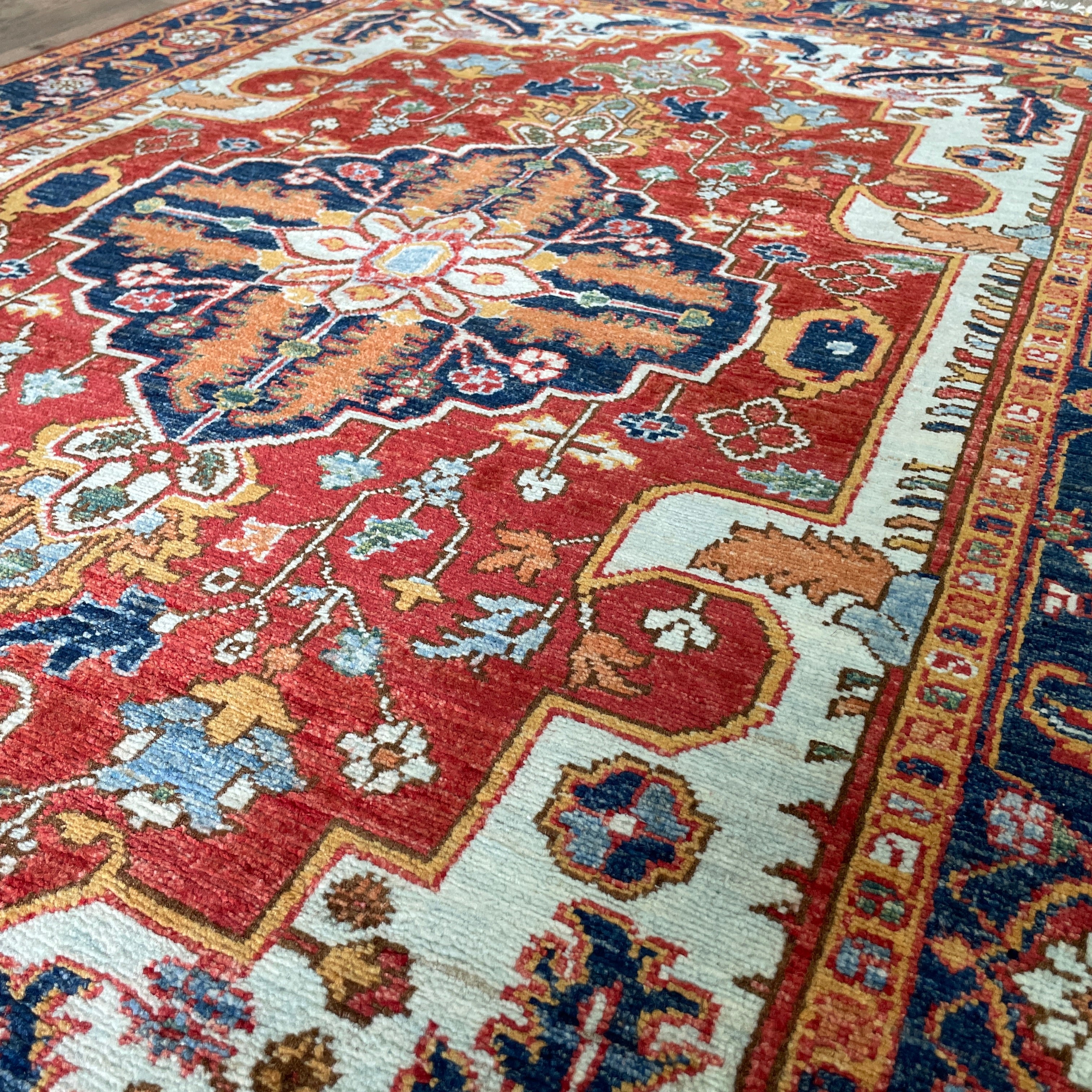 183 x 121 cm | Afghan Heriz Rug - Khorasan Rugs