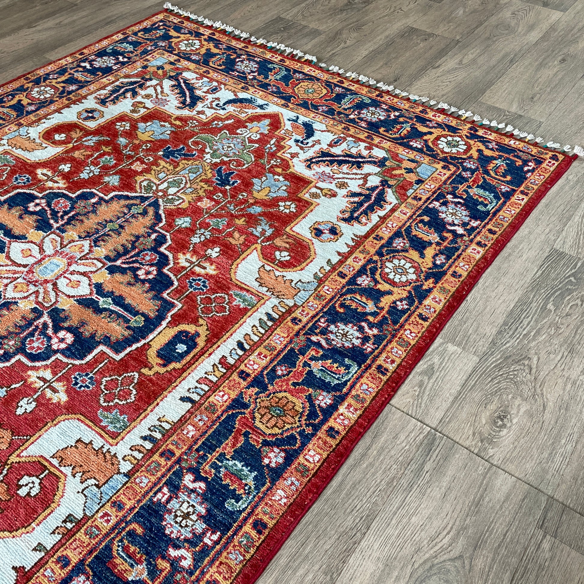 183 x 121 cm | Afghan Heriz Rug