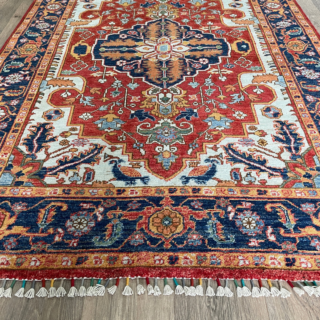 183 x 121 cm | Afghan Heriz Rug