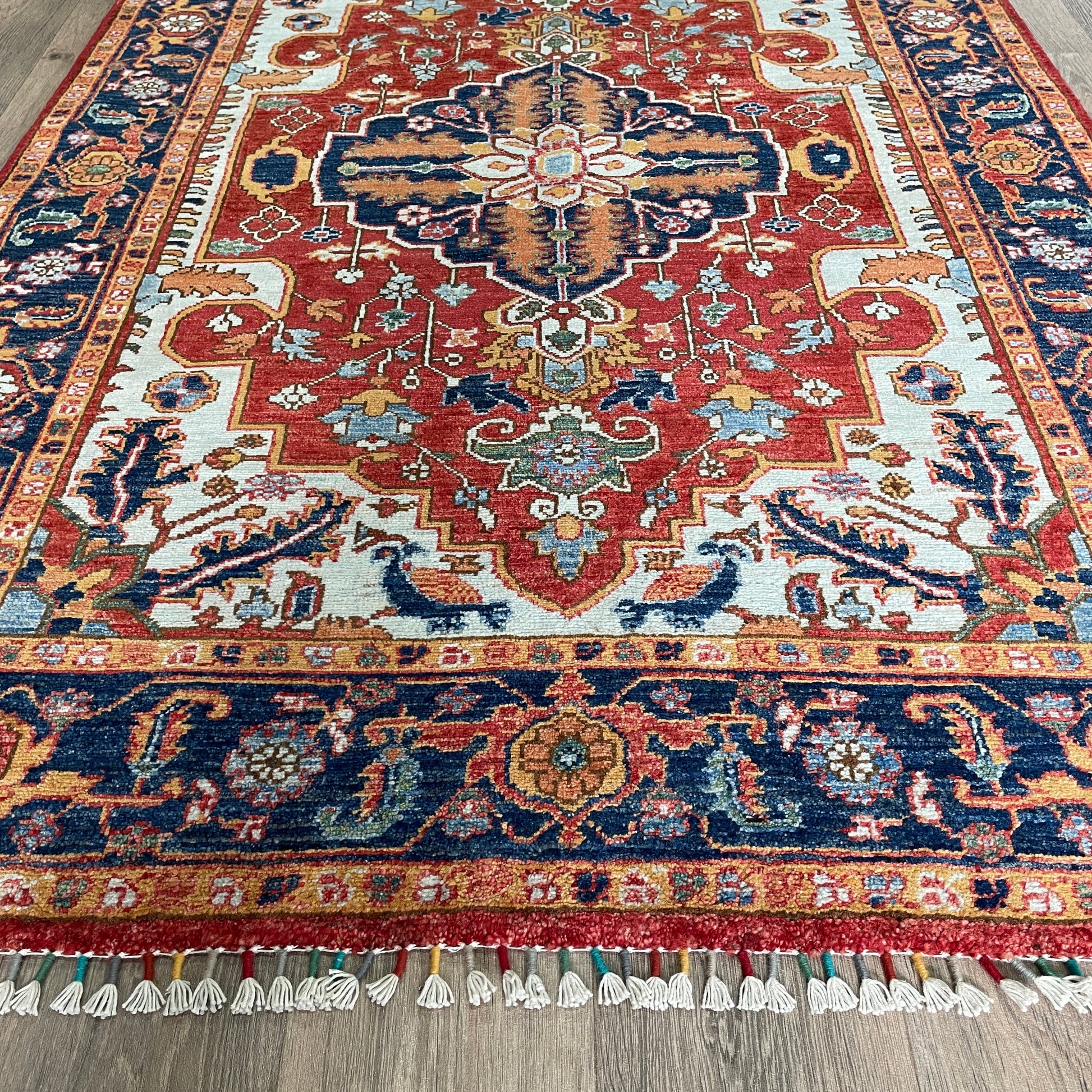 183 x 121 cm | Afghan Heriz Rug