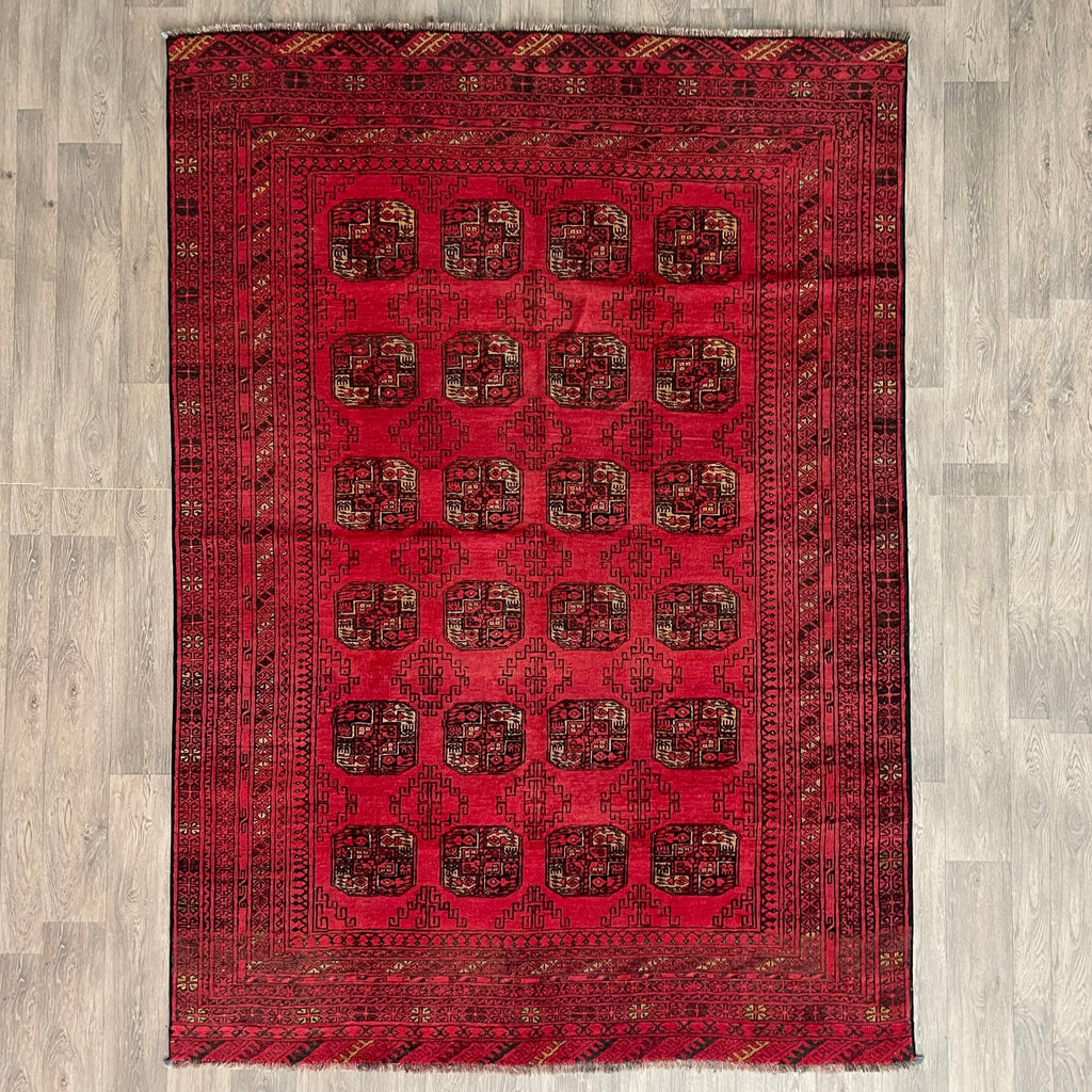 Vintage Afghan Aqcha Rug c. 1970