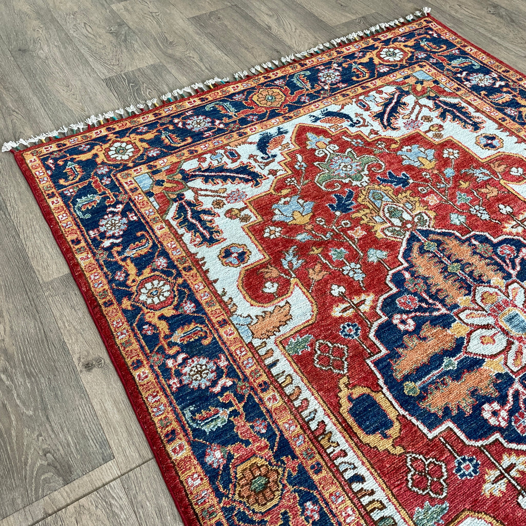 183 x 121 cm | Afghan Heriz Rug