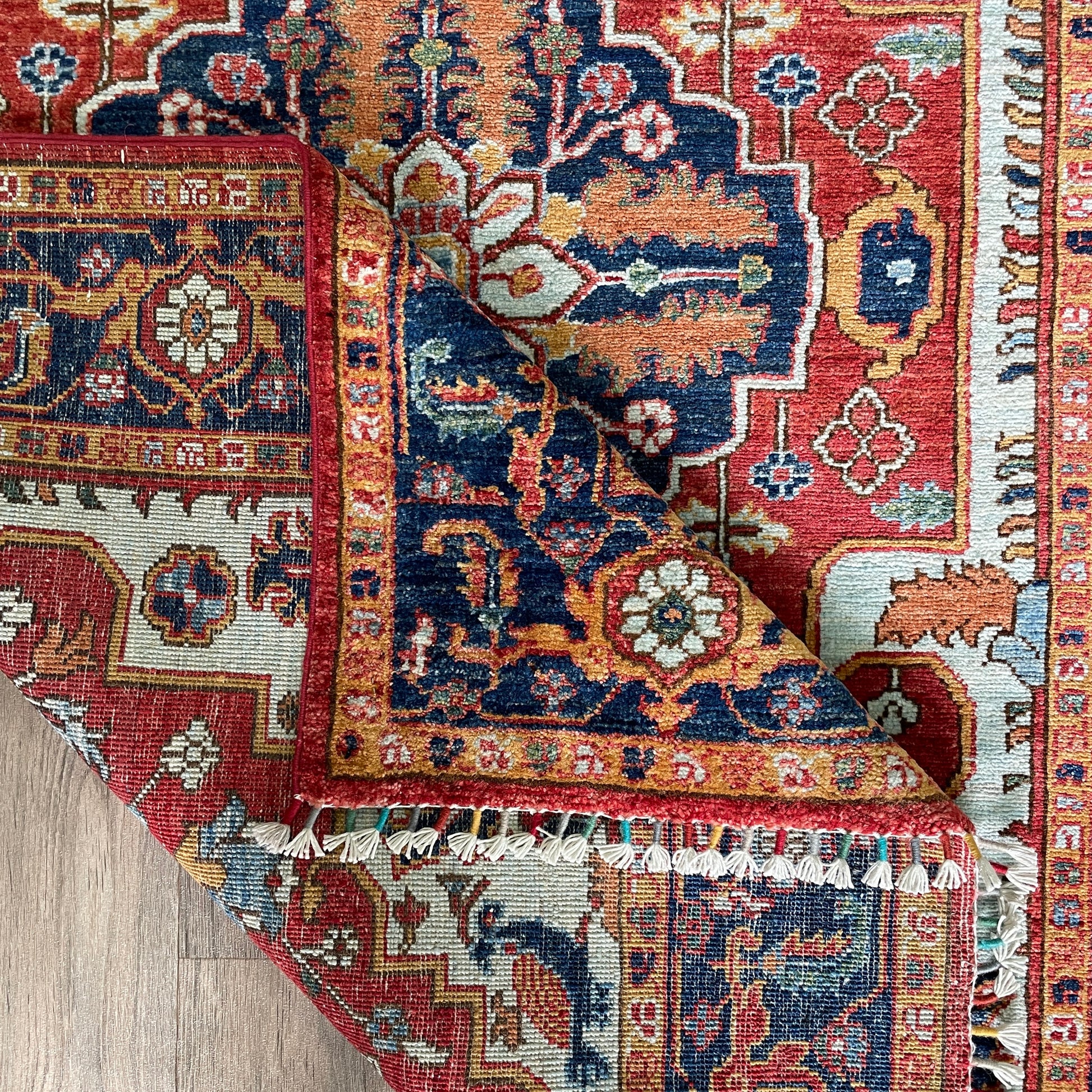 183 x 121 cm | Afghan Heriz Rug