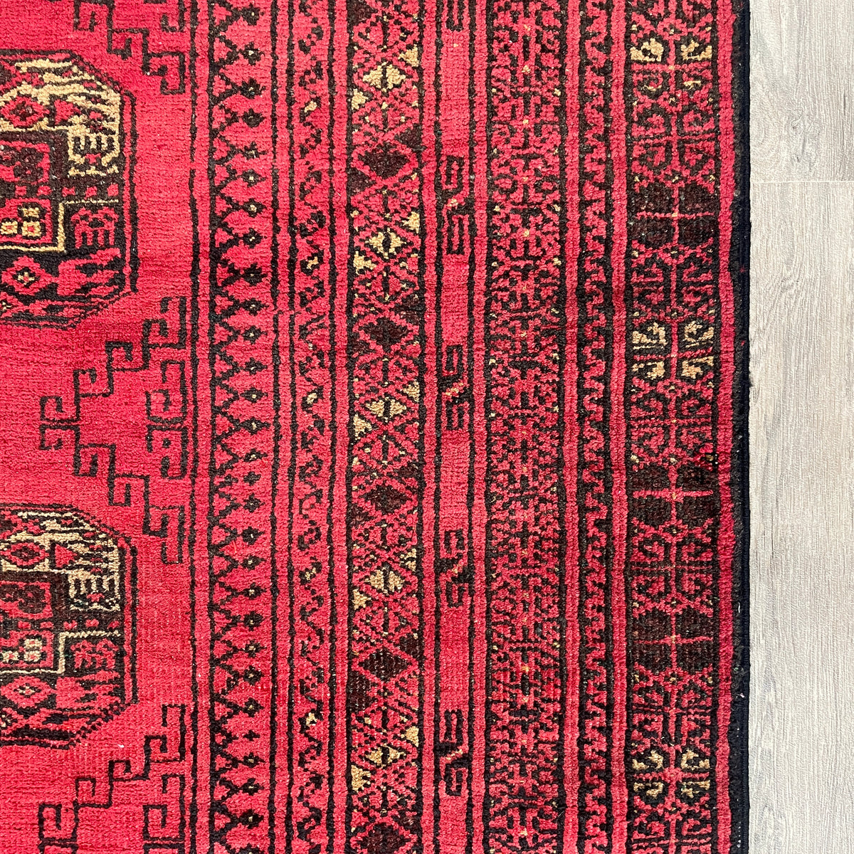 Vintage Afghan Aqcha Rug c. 1970