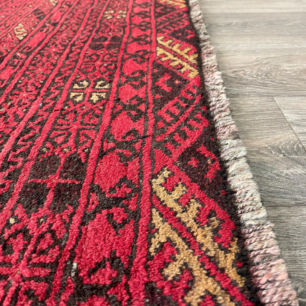 Vintage Afghan Aqcha Rug c. 1970