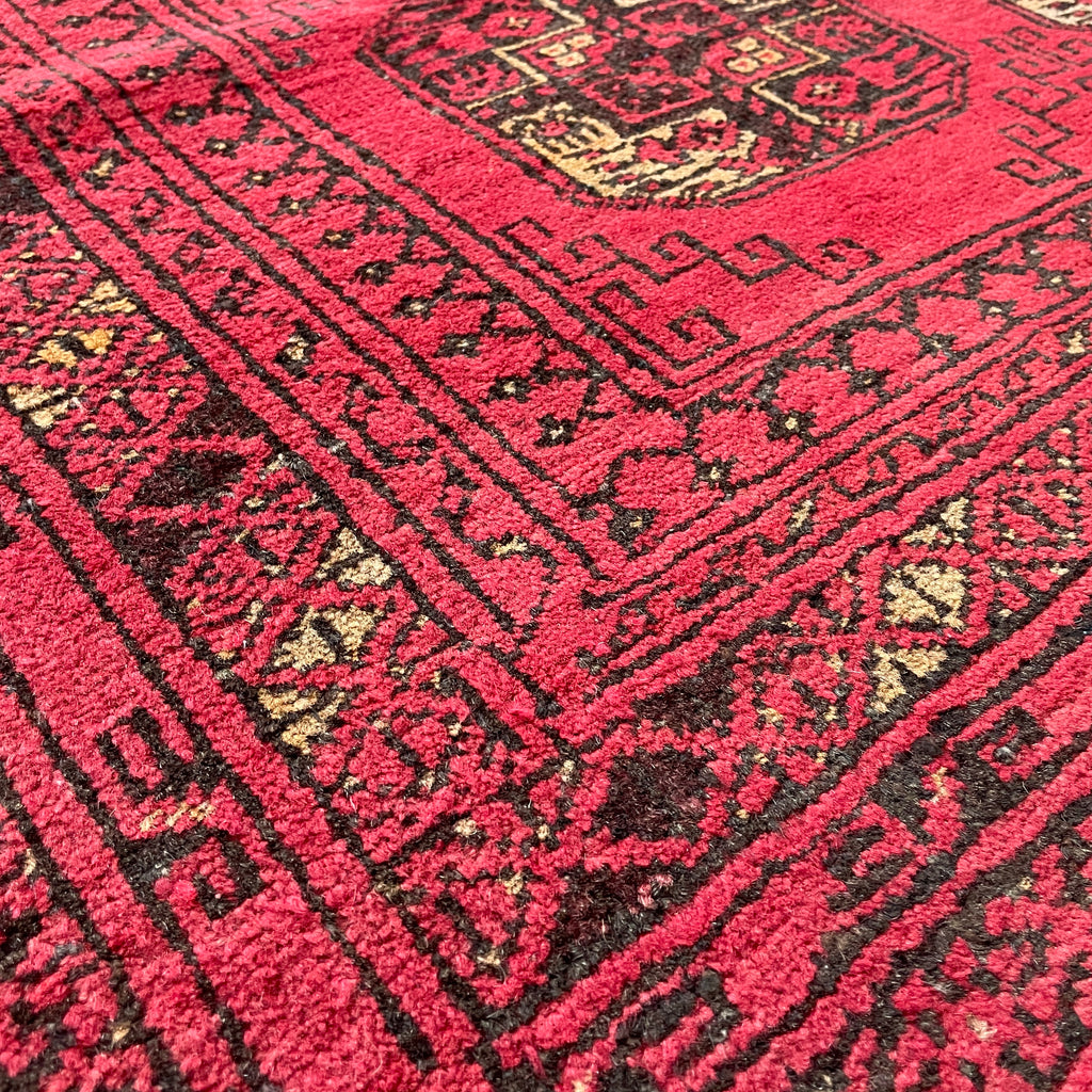Vintage Afghan Aqcha Rug c. 1970