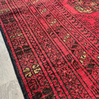 Vintage Afghan Aqcha Rug c. 1970
