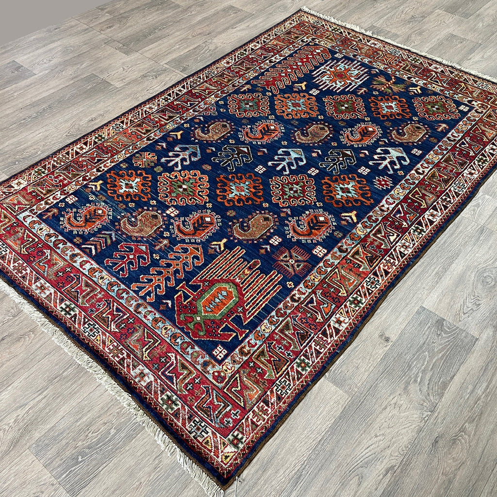 204 x 126 cm | Afghan Caucasian Shirvan Rug