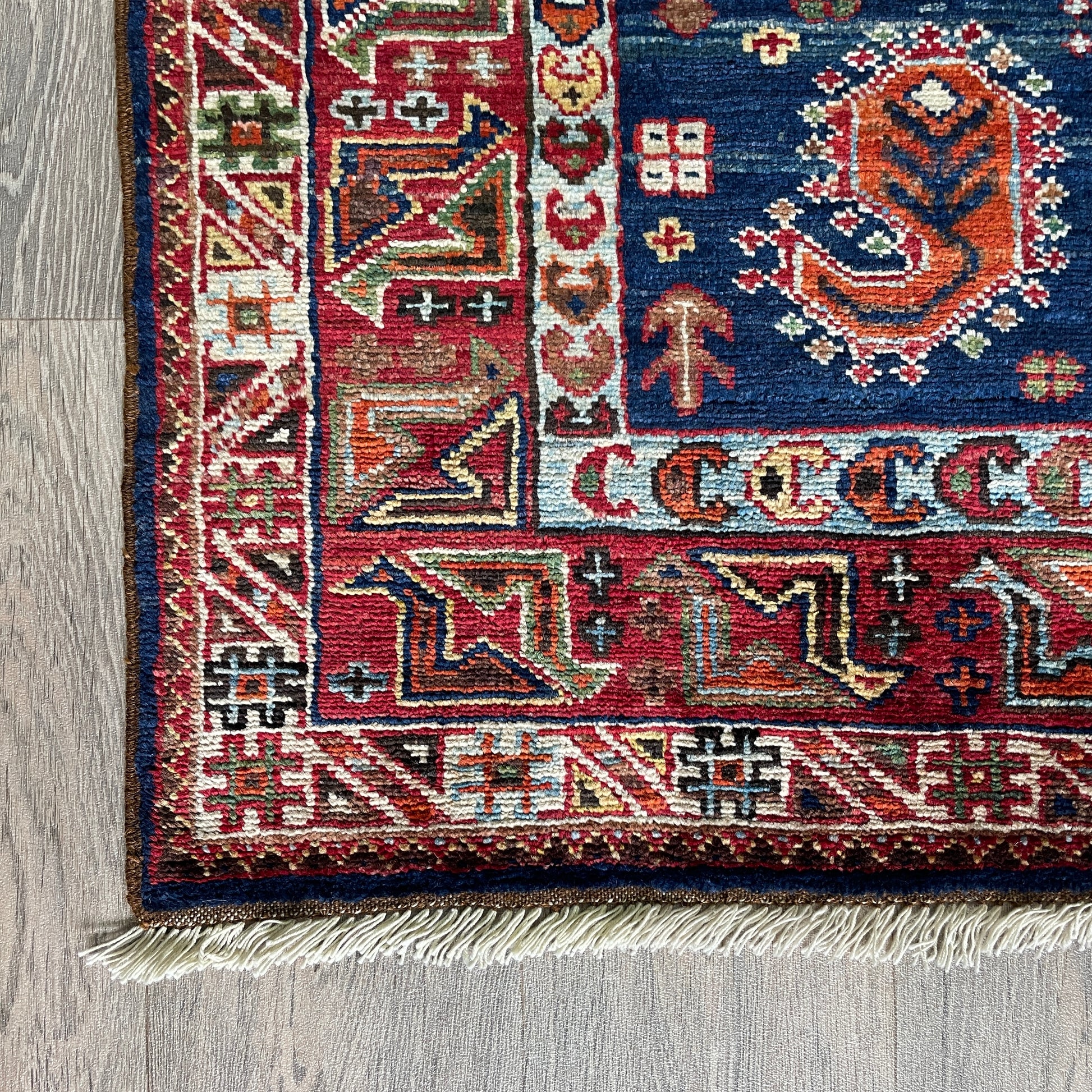 204 x 126 cm | Afghan Caucasian Shirvan Rug