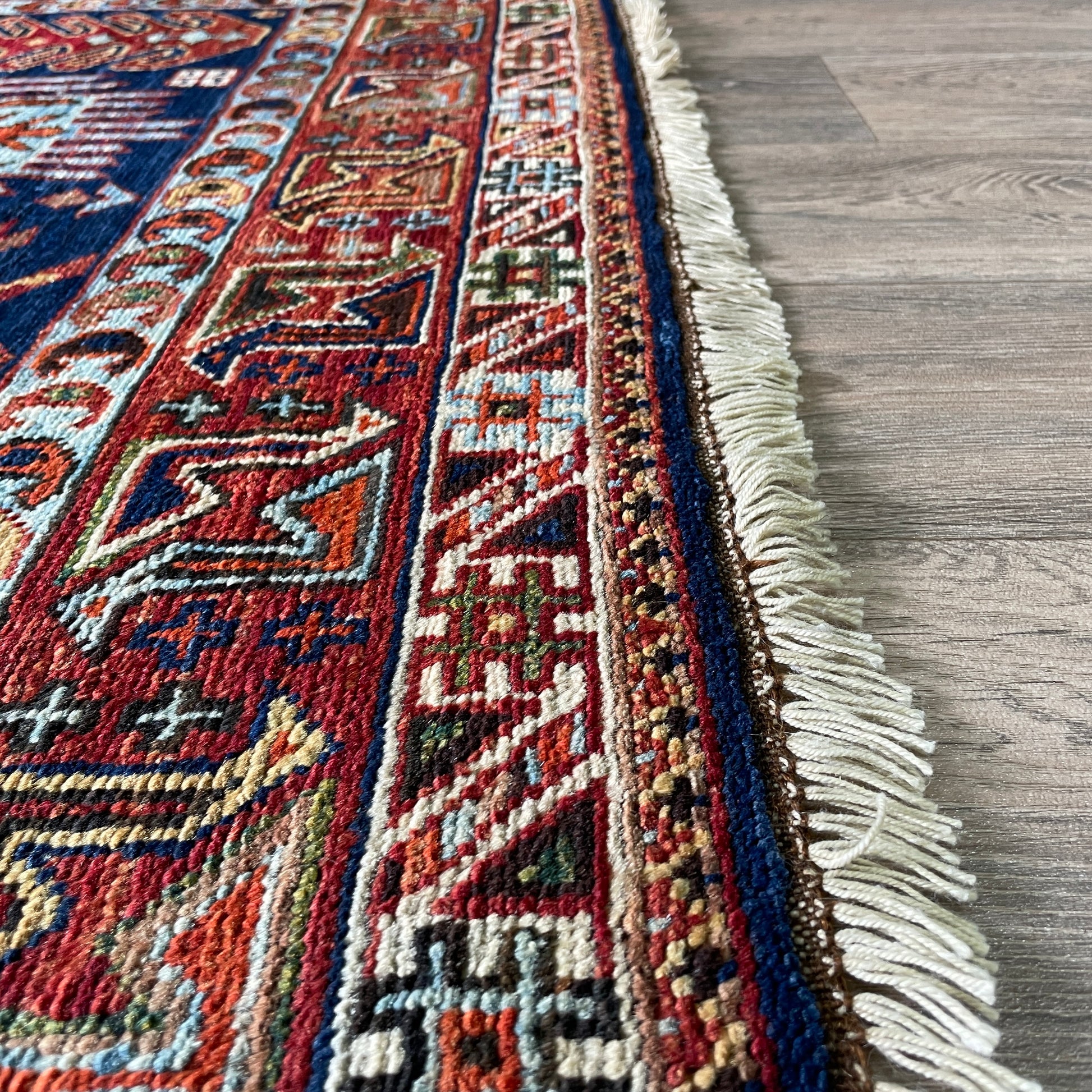 204 x 126 cm | Afghan Caucasian Shirvan Rug