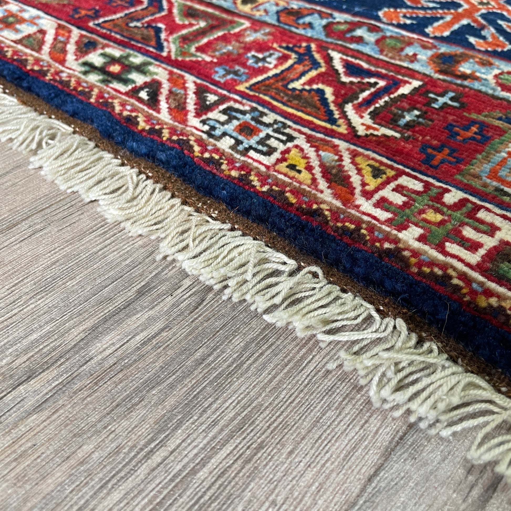 204 x 126 cm | Afghan Caucasian Shirvan Rug