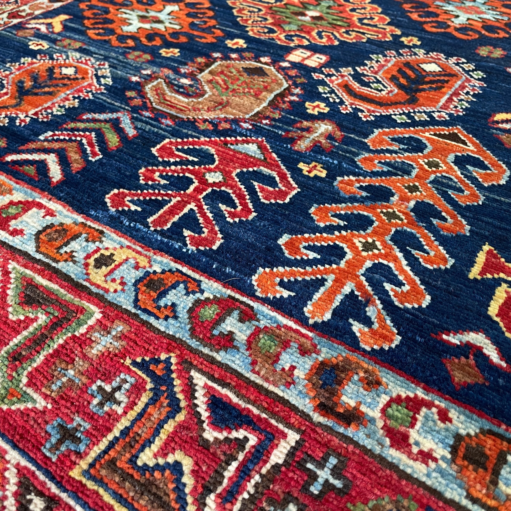204 x 126 cm | Afghan Caucasian Shirvan Rug