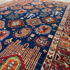 204 x 126 cm | Afghan Caucasian Shirvan Rug - Khorasan Rugs