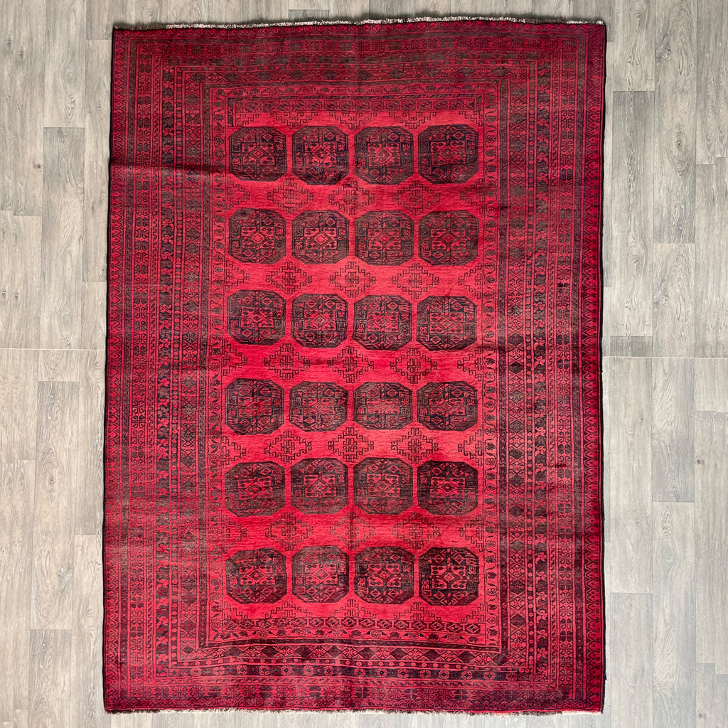 Vintage Afghan Aqcha Rug c. 1970