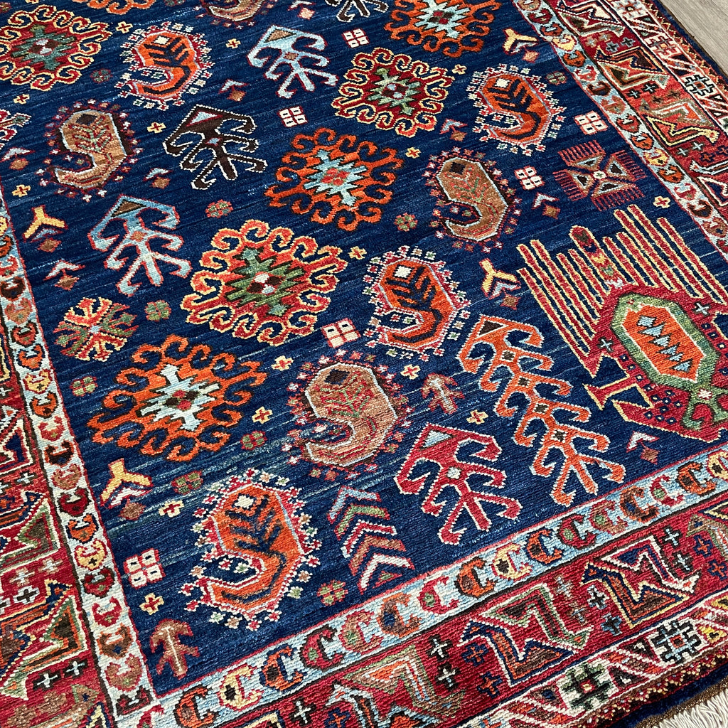 204 x 126 cm | Afghan Caucasian Shirvan Rug