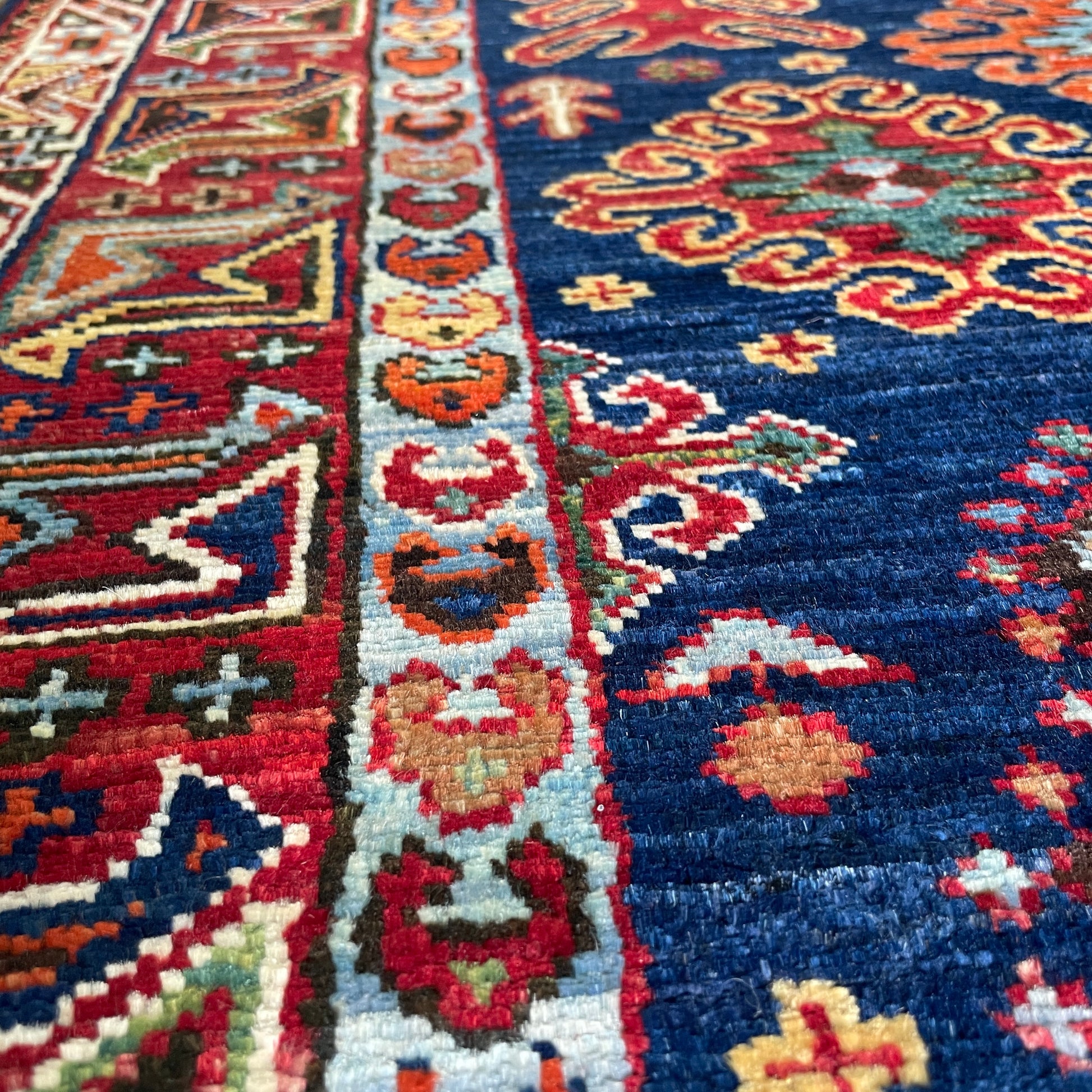 204 x 126 cm | Afghan Caucasian Shirvan Rug
