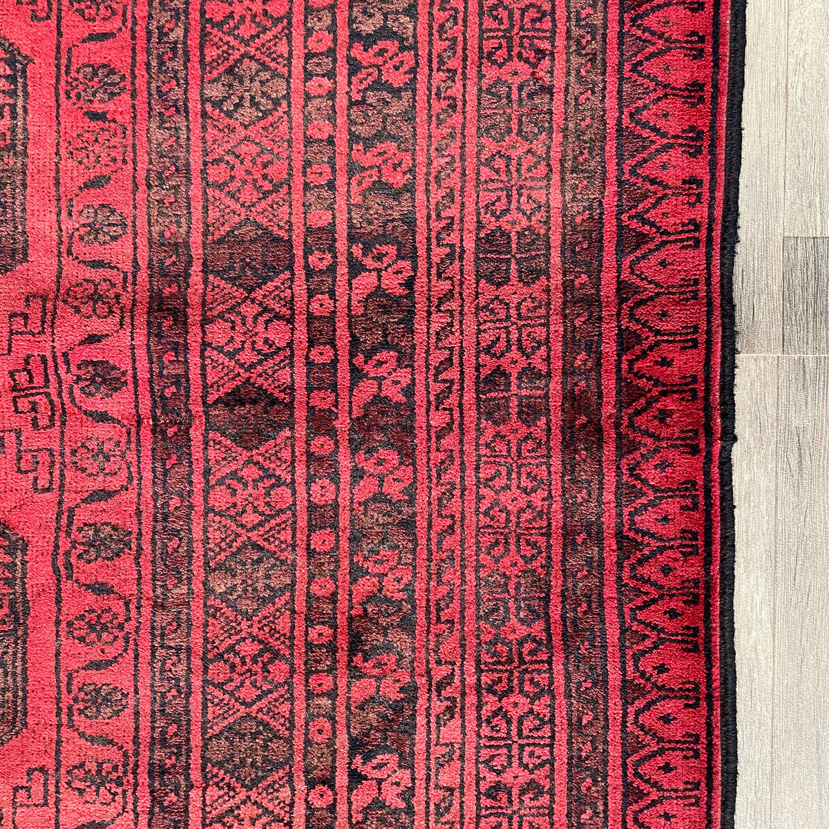 Vintage Afghan Aqcha Rug c. 1970